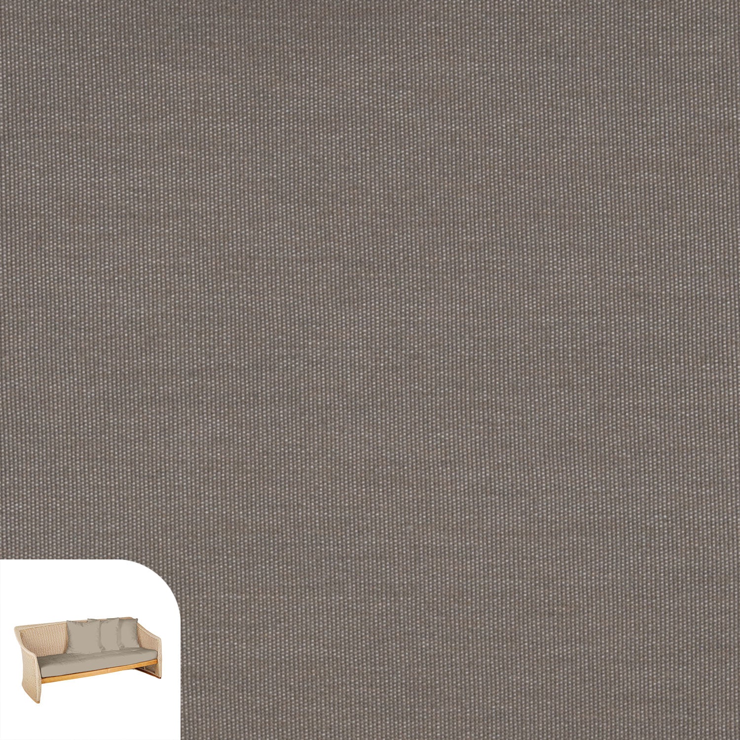 Aston Lounge Set Cushion Cover Replacement - Long Sofa / Sunbrella Taupe