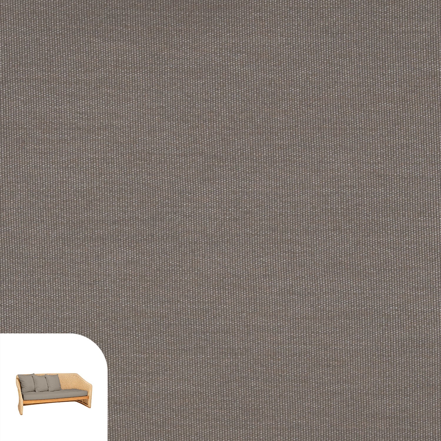 Aston Lounge Set Cushion Cover Replacement - Sofa / Sunbrella Taupe