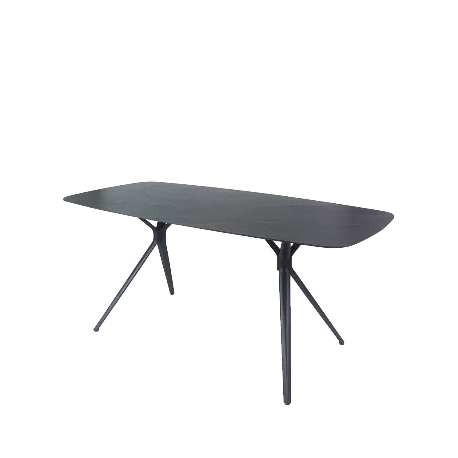 AX Stone Table Black - 180x100 - 6 Seater