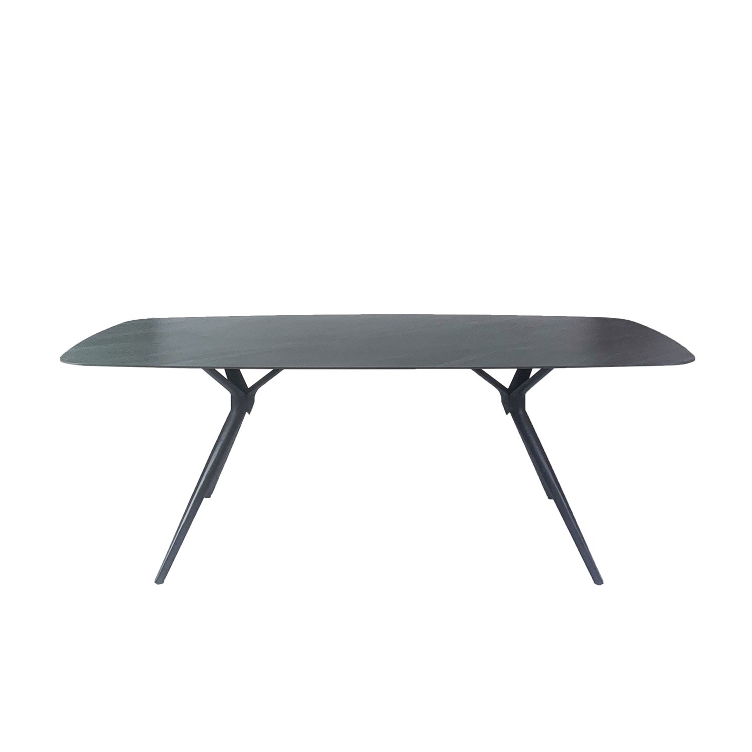AX Stone Table Black - 220x100 - 8 Seater
