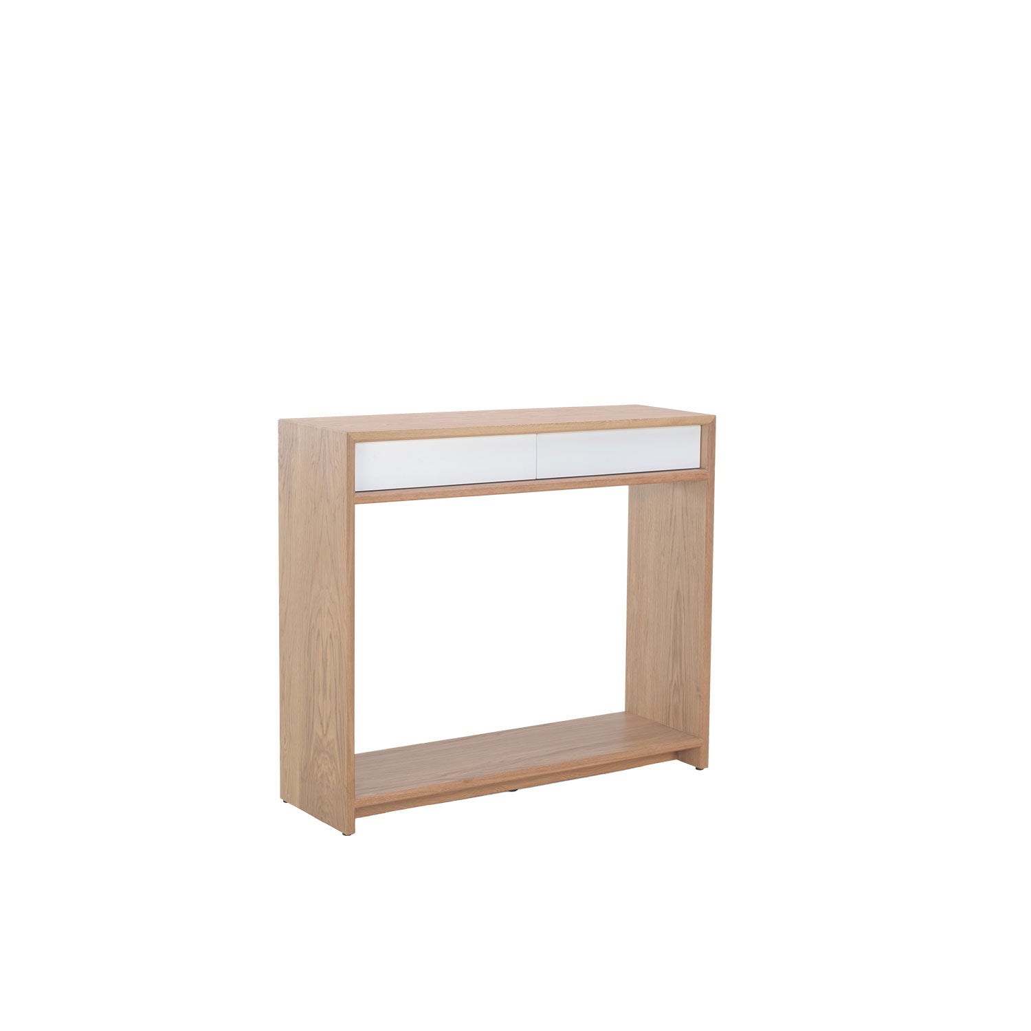 Axel Console Table Oak - Oak/White