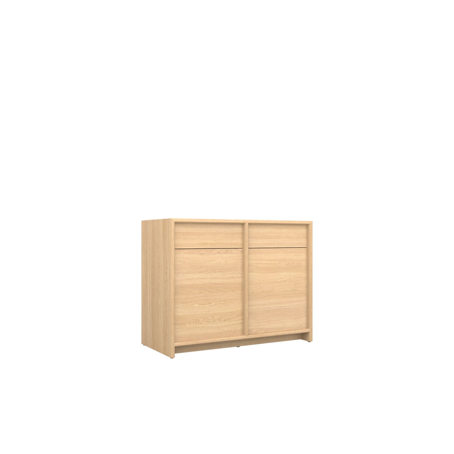 Axel 2 Door Buffet 100 Oak - Oak/Oak / Oak Veneer