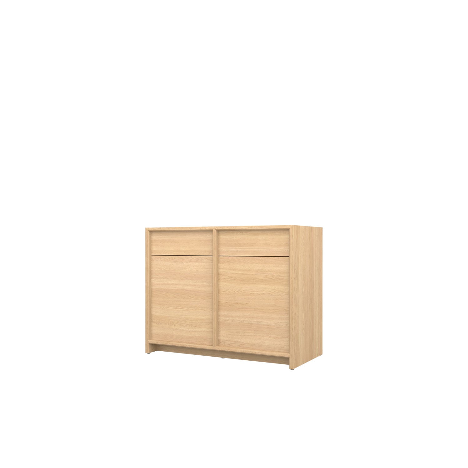 Axel 2 Door Buffet 100 Oak - Oak/Oak / Solid Oak