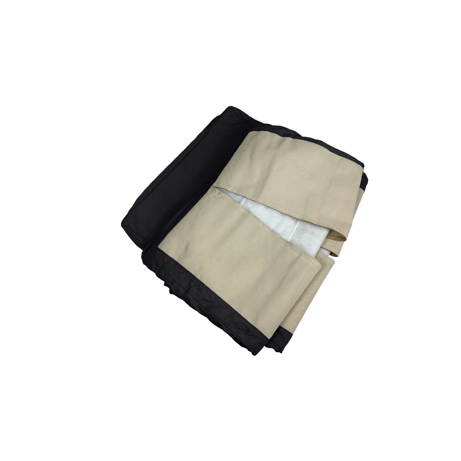 Azure Sun Lounger Cushion Cover Replacement - Olefin Black