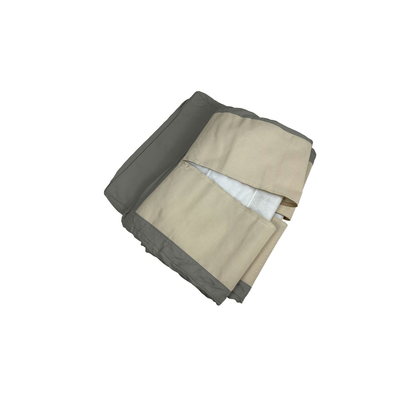 Azure Sun Lounger Cushion Cover Replacement - Olefin Charcoal