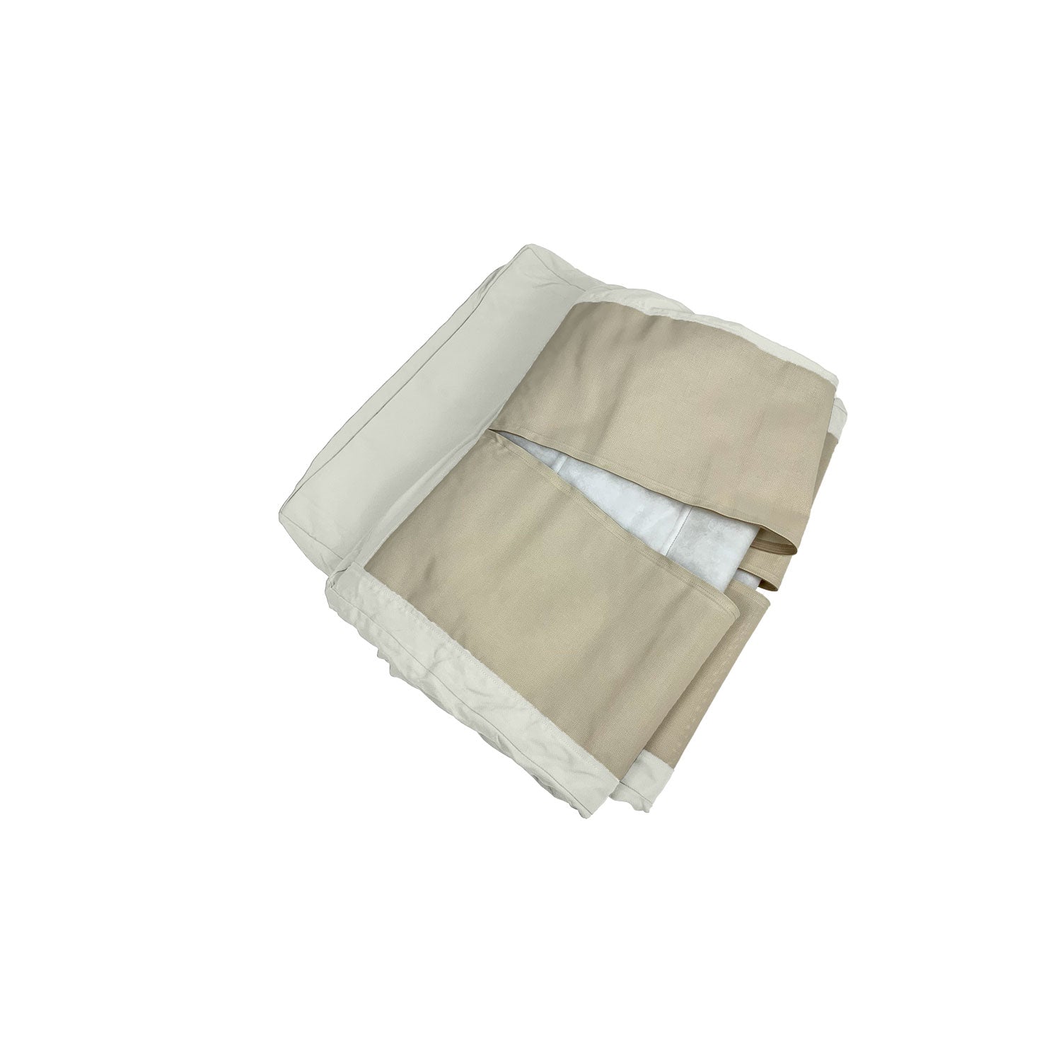 Azure Sun Lounger Cushion Cover Replacement - Sunbrella Stone