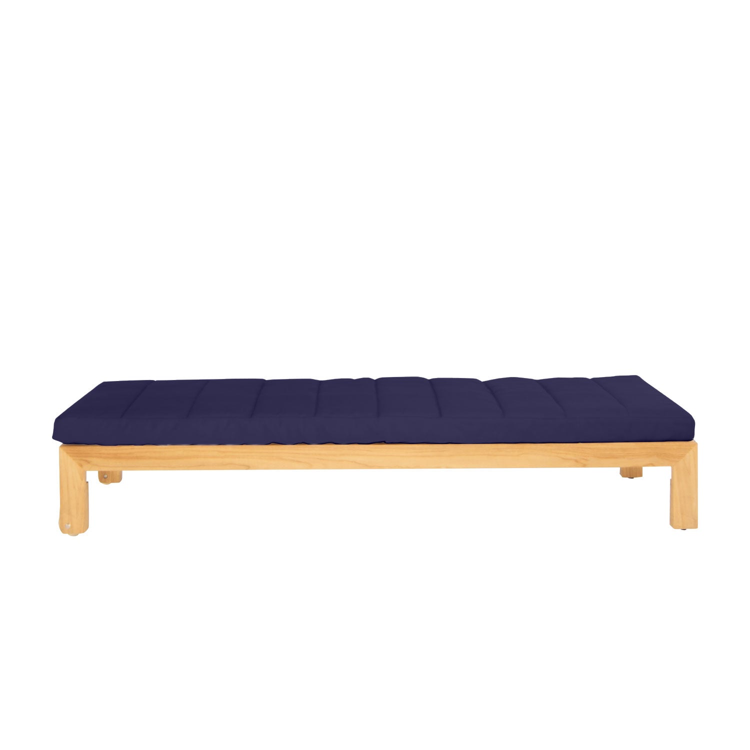 Azure Teak Sunlounger - Olefin Navy