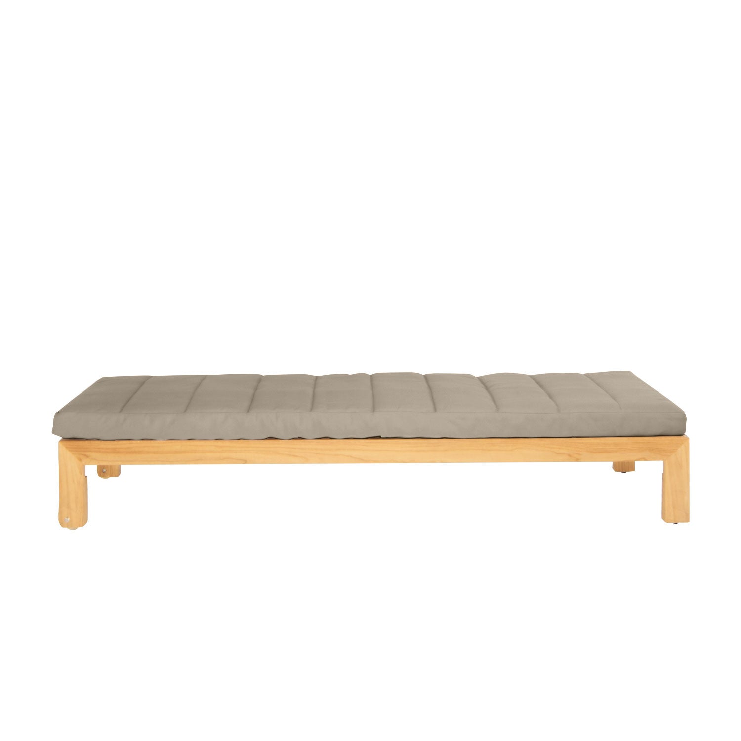 Azure Teak Sunlounger - Olefin Taupe