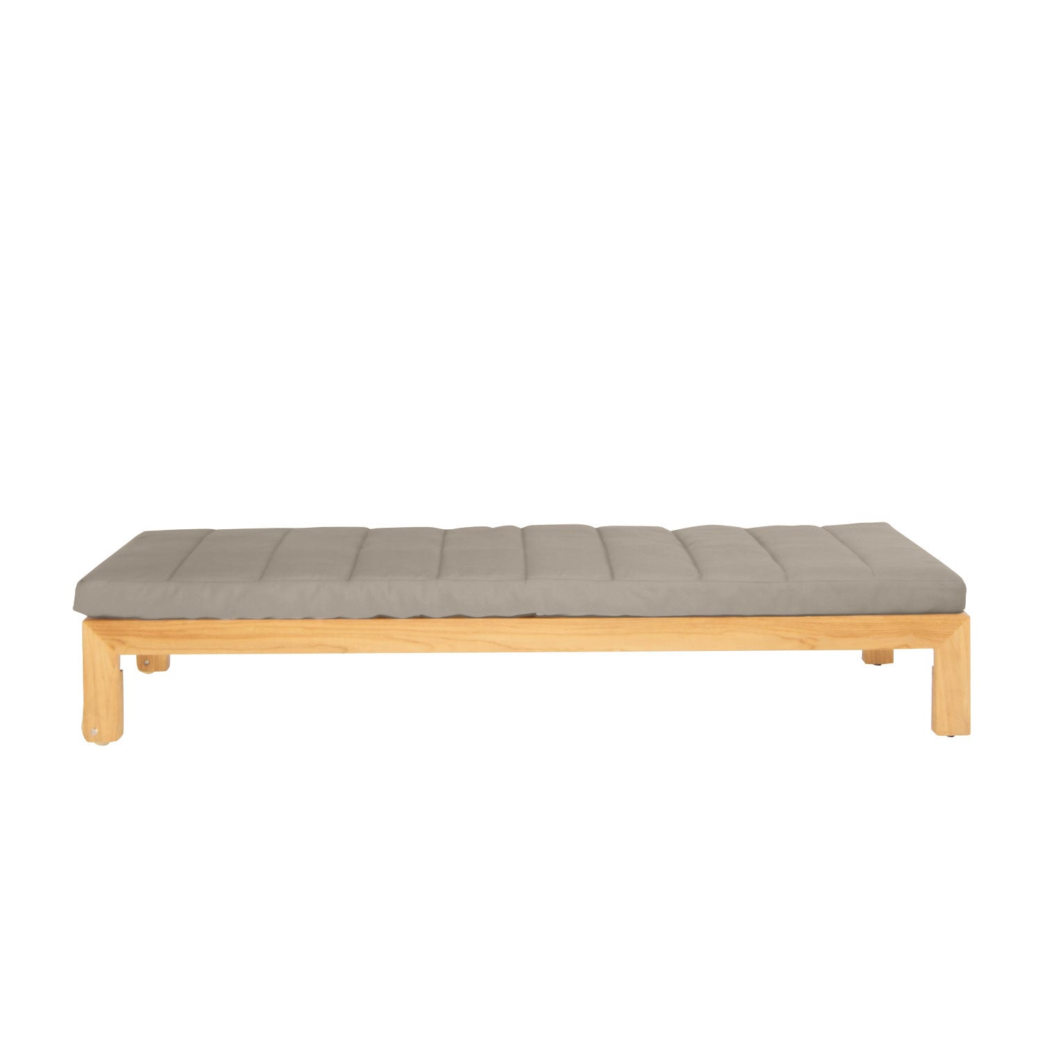 Azure Teak Sunlounger - Sunbrella Taupe