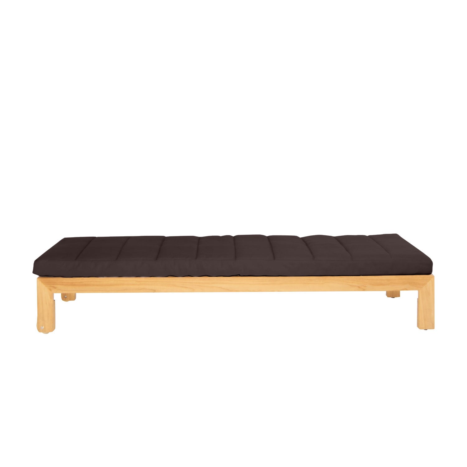 Azure Teak Sunlounger - Sunbrella Walnut