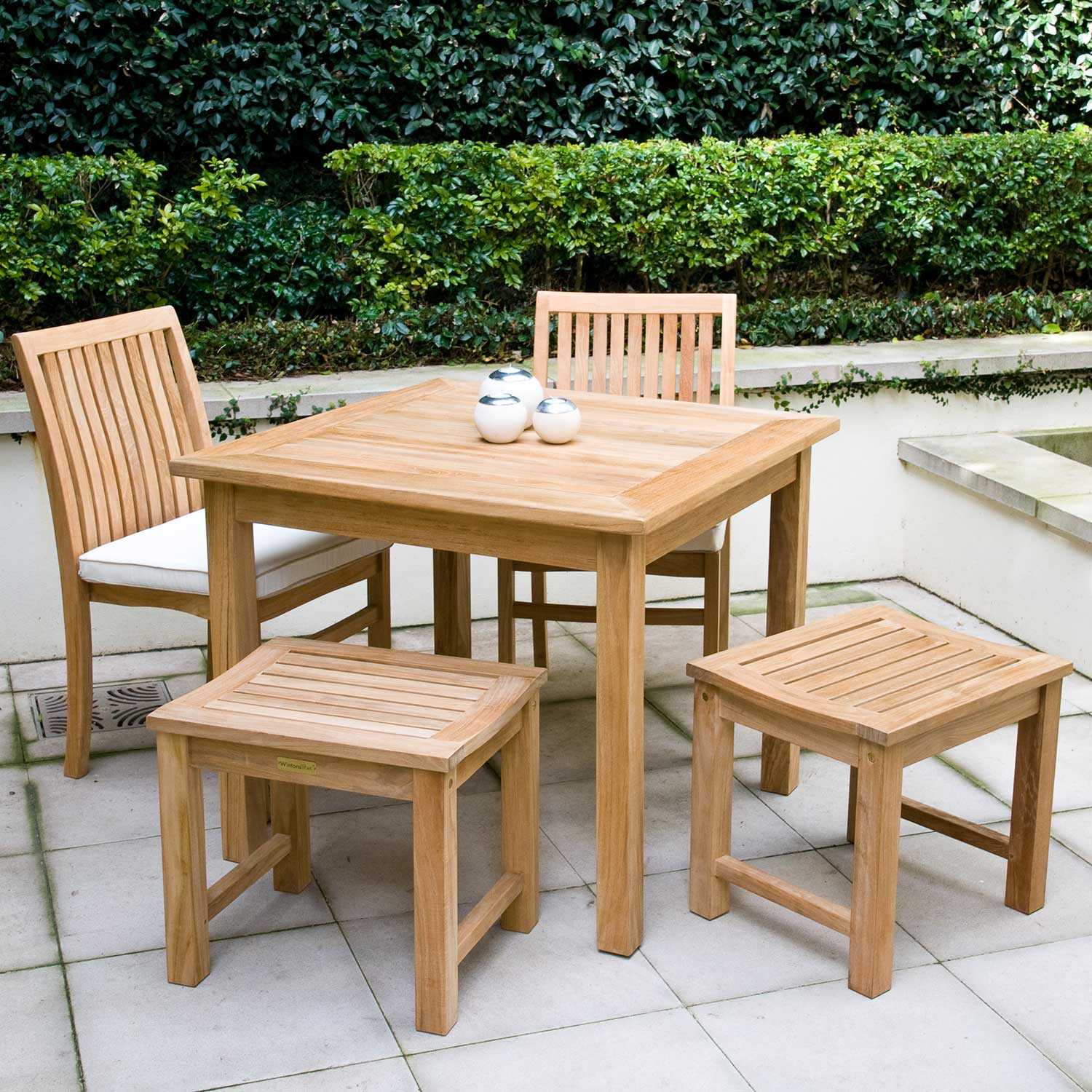 Duke Square Table - 90x90 - 4 Seater