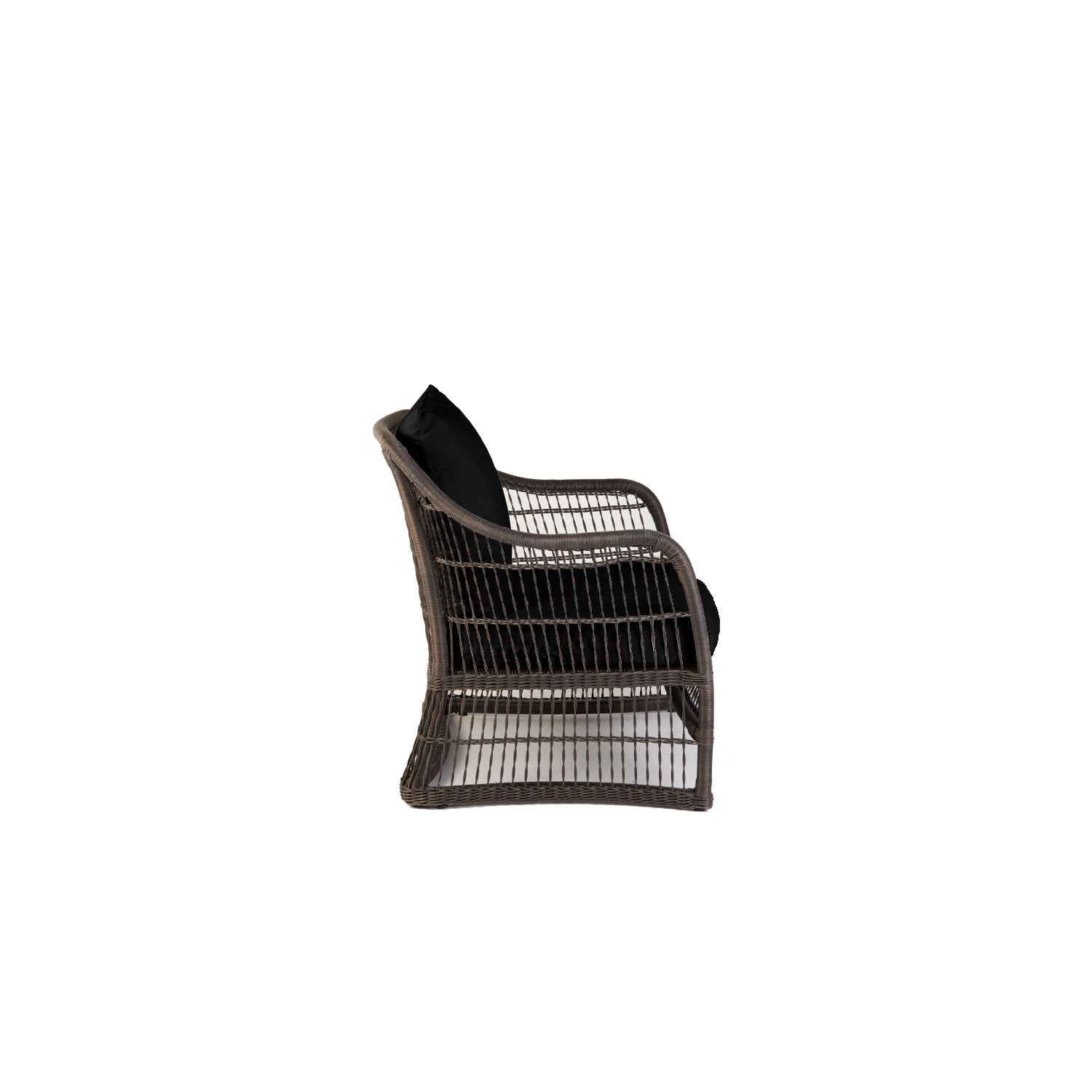 Elan PR3 Outdoor Deep Seater - Sunbrella Raven Black