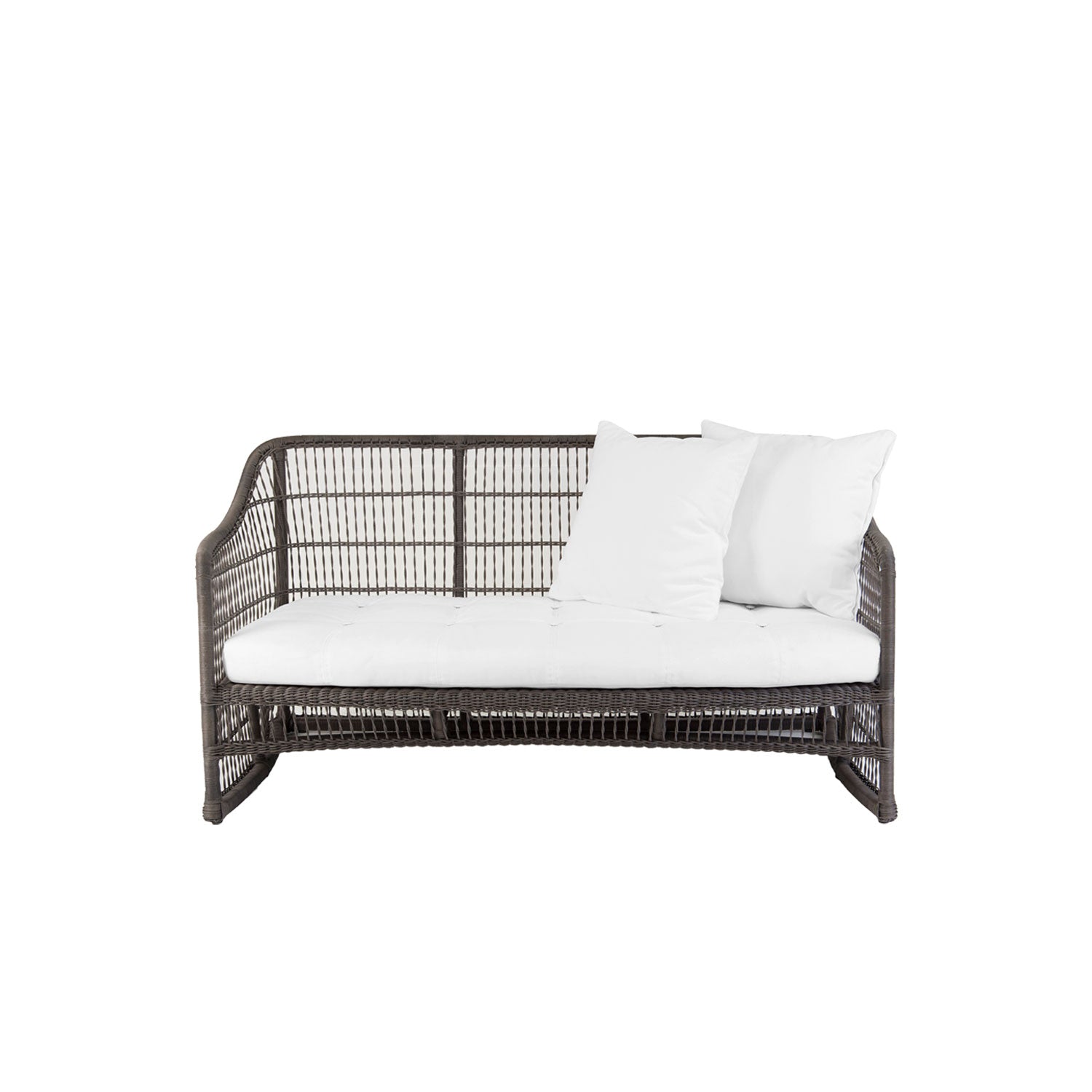 Elan PR3 Outdoor Sofa - Sunbrella White
