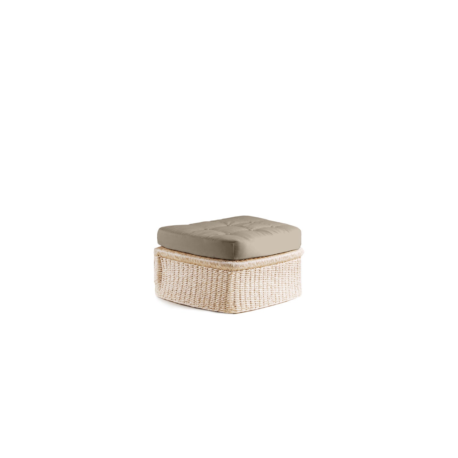 Elan PT1 Outdoor Ottoman - Olefin Taupe