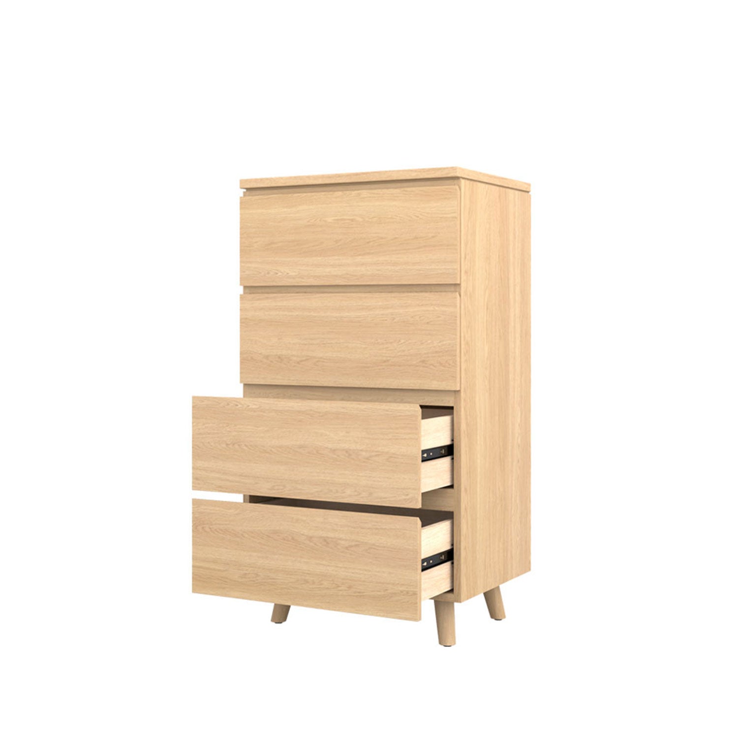 Fritz Tallboy 60 Oak - Oak/Oak / Solid Oak