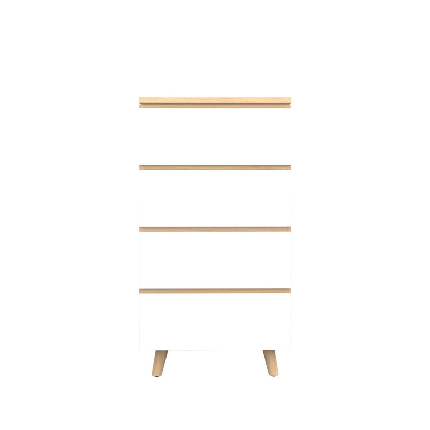 Fritz Tallboy 60 Oak - Oak/White / Oak Veneer