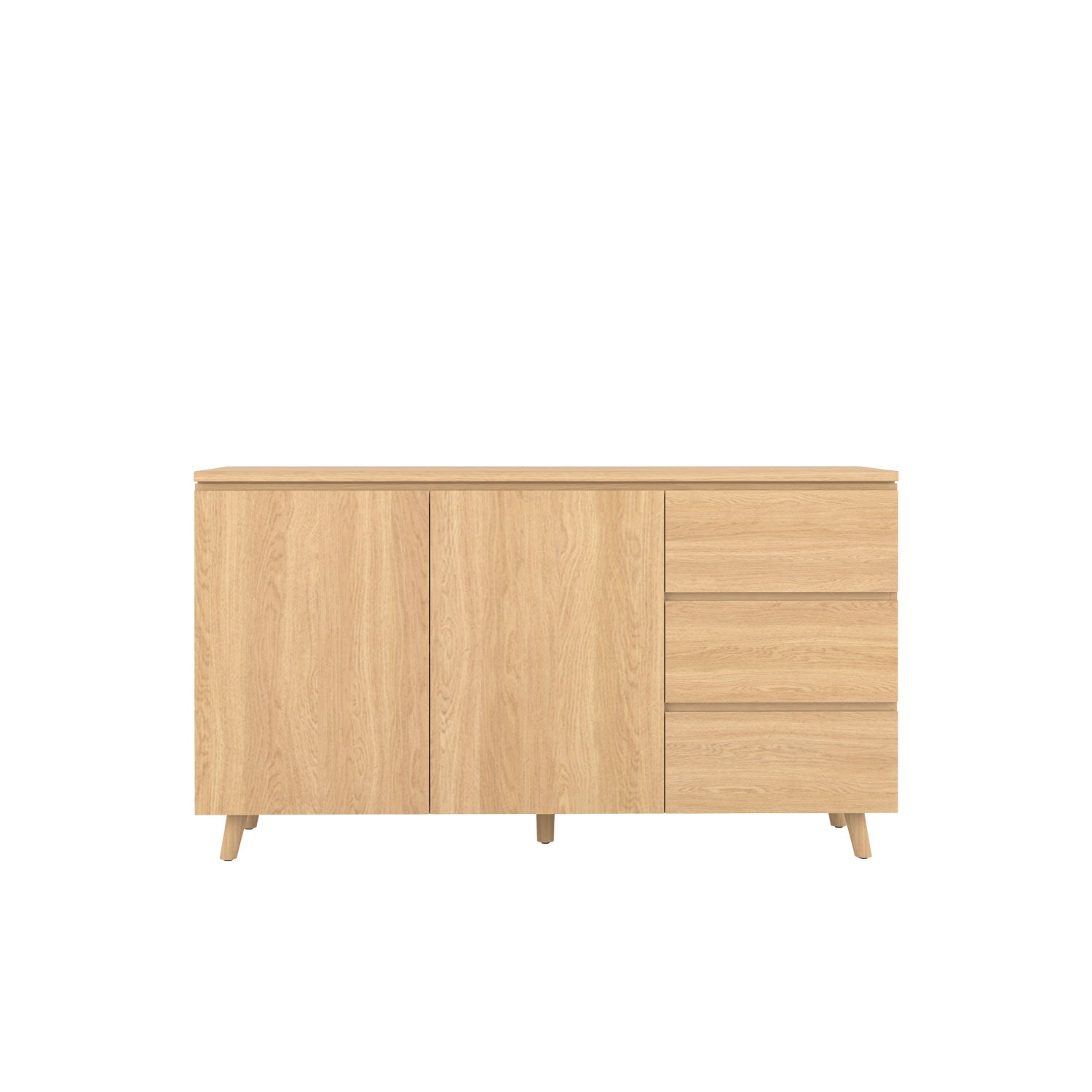 Fritz Buffet 160 Oak - Oak/Oak / Solid Oak