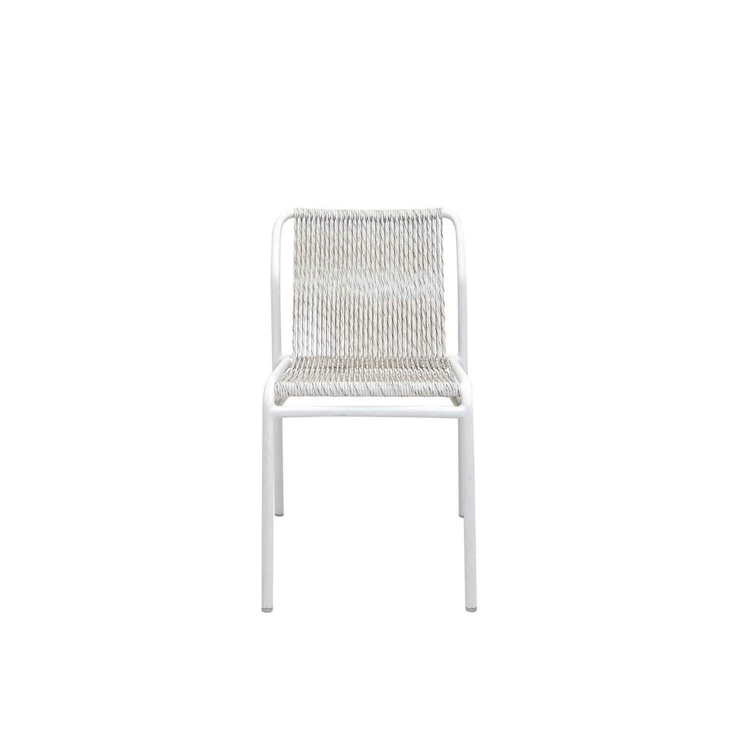 Fynn Outdoor Stacking Chair White PT4 - Side Chair