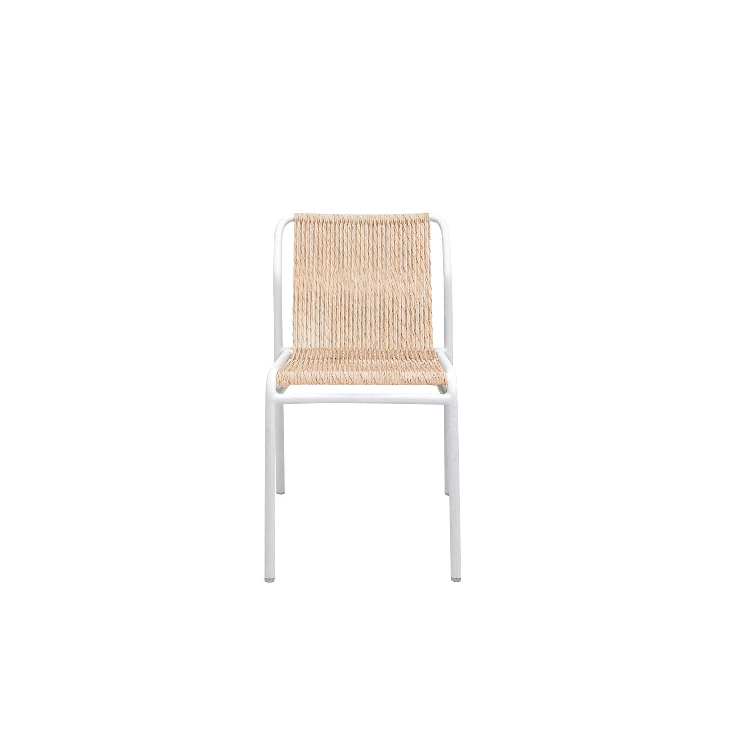 Fynn Outdoor Stacking Chair White PT1 - Side Chair