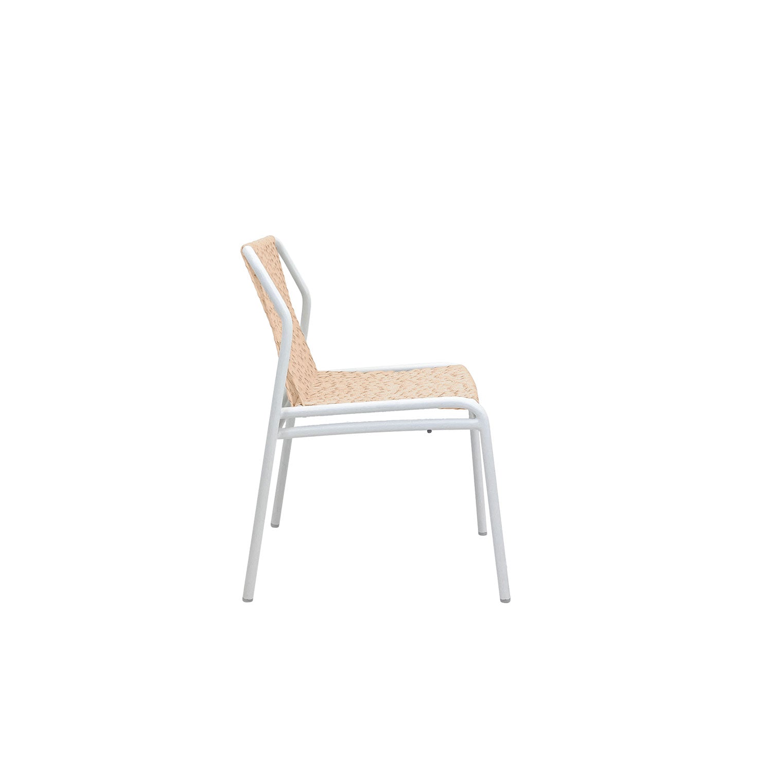 Fynn Outdoor Stacking Chair White PT1 - Side Chair