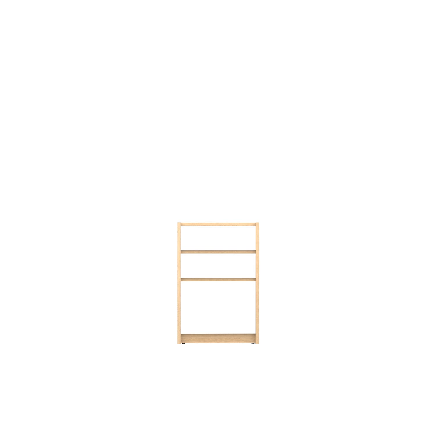 Kara 2 Drawer and 1 Filing Drawer Desk Base - Oak/White