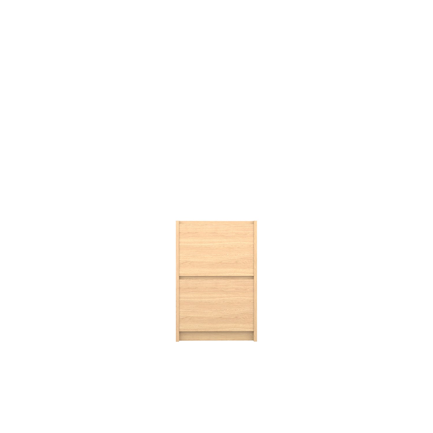 Kara 2 Filing Drawer Desk Base - Oak/Oak