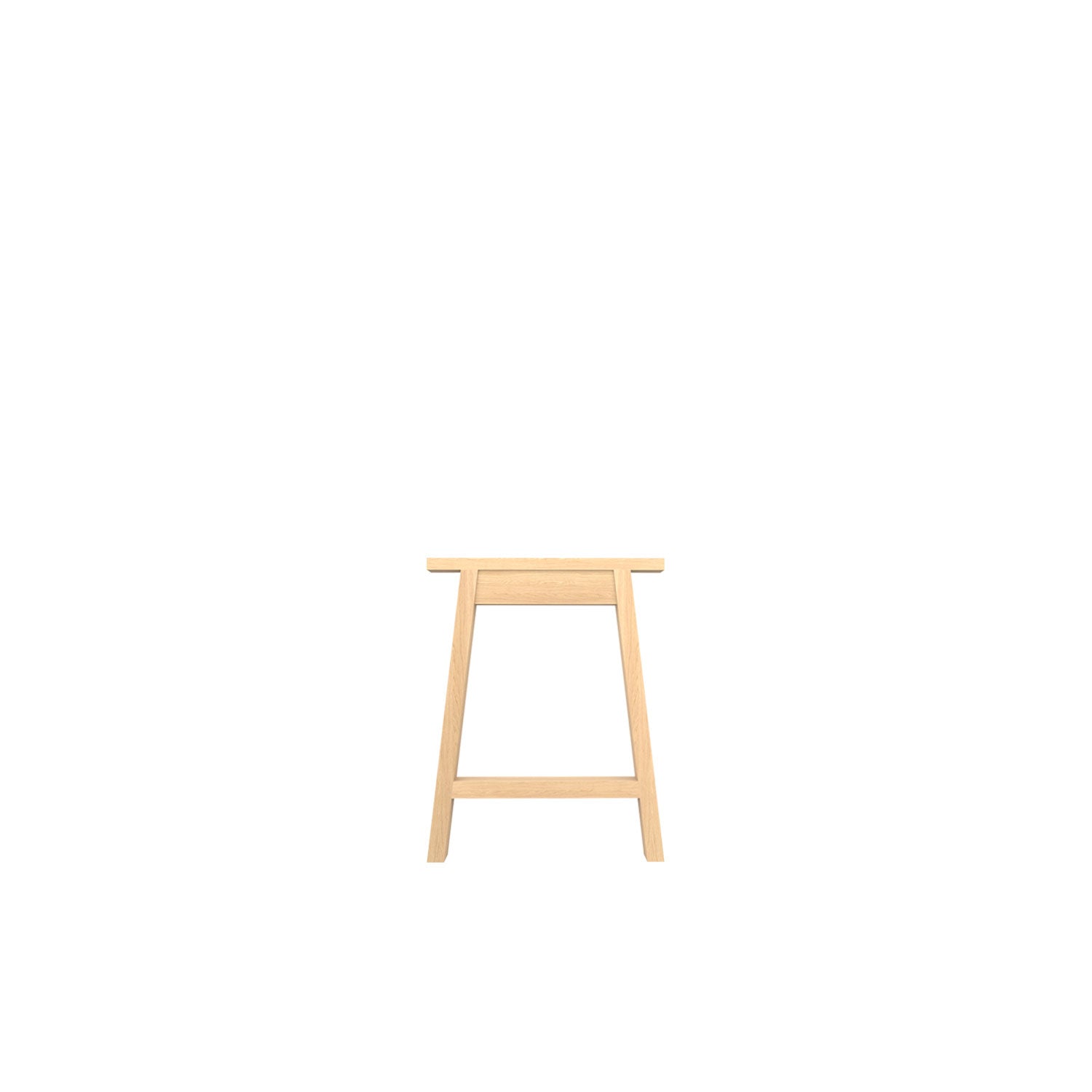 Kara "A" Frame Desk Base - Oak/Oak