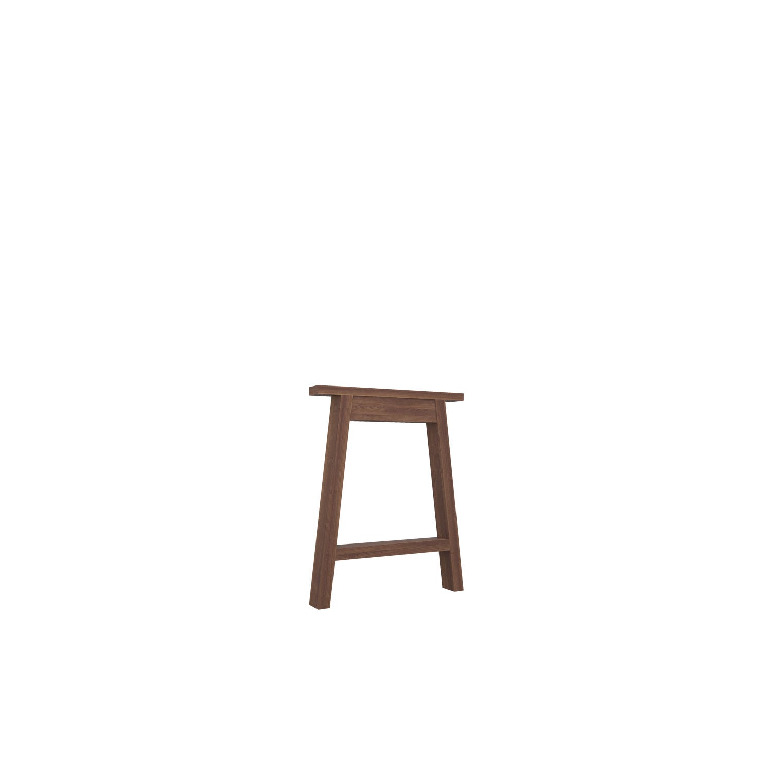 Kara "A" Frame Desk Base - Walnut/Walnut