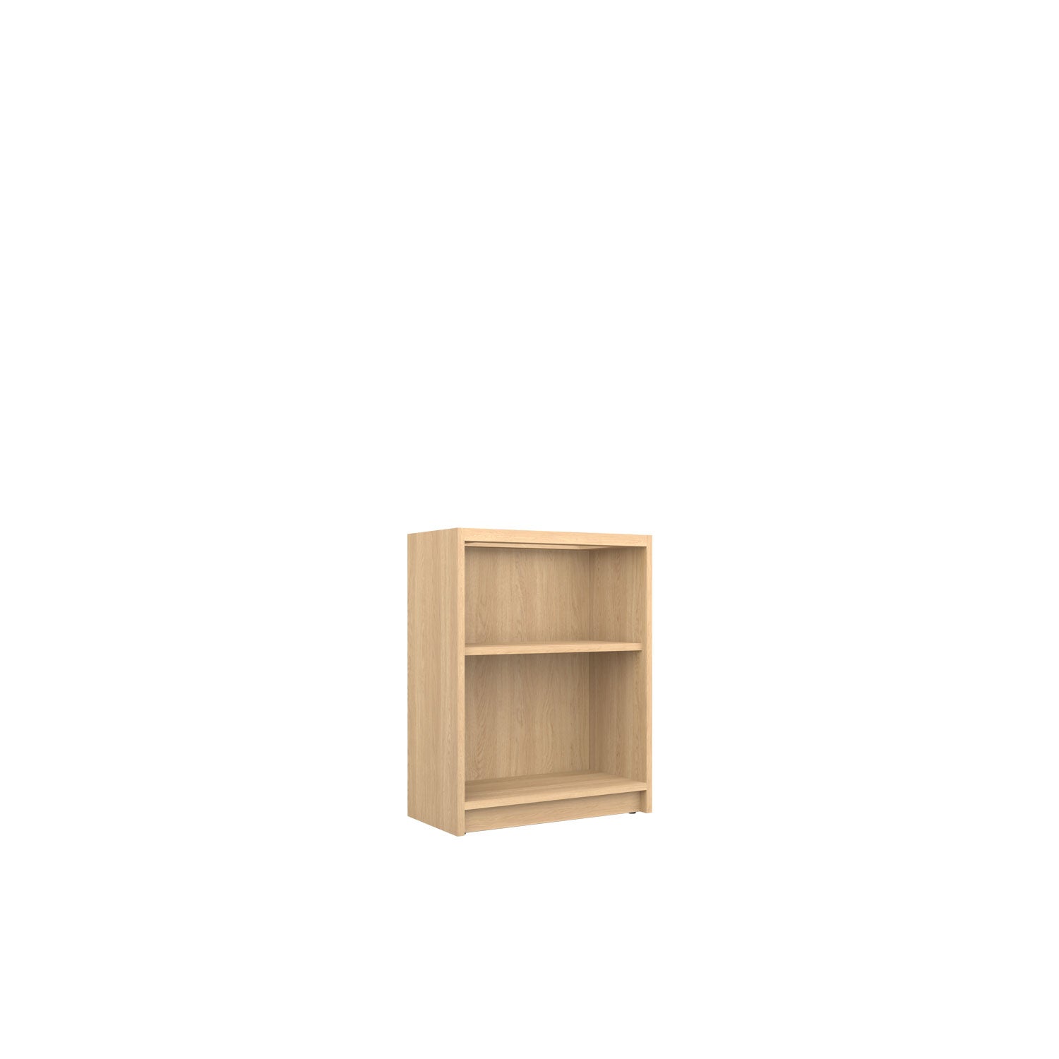 Kara Bookcase Desk Base - Oak/Oak