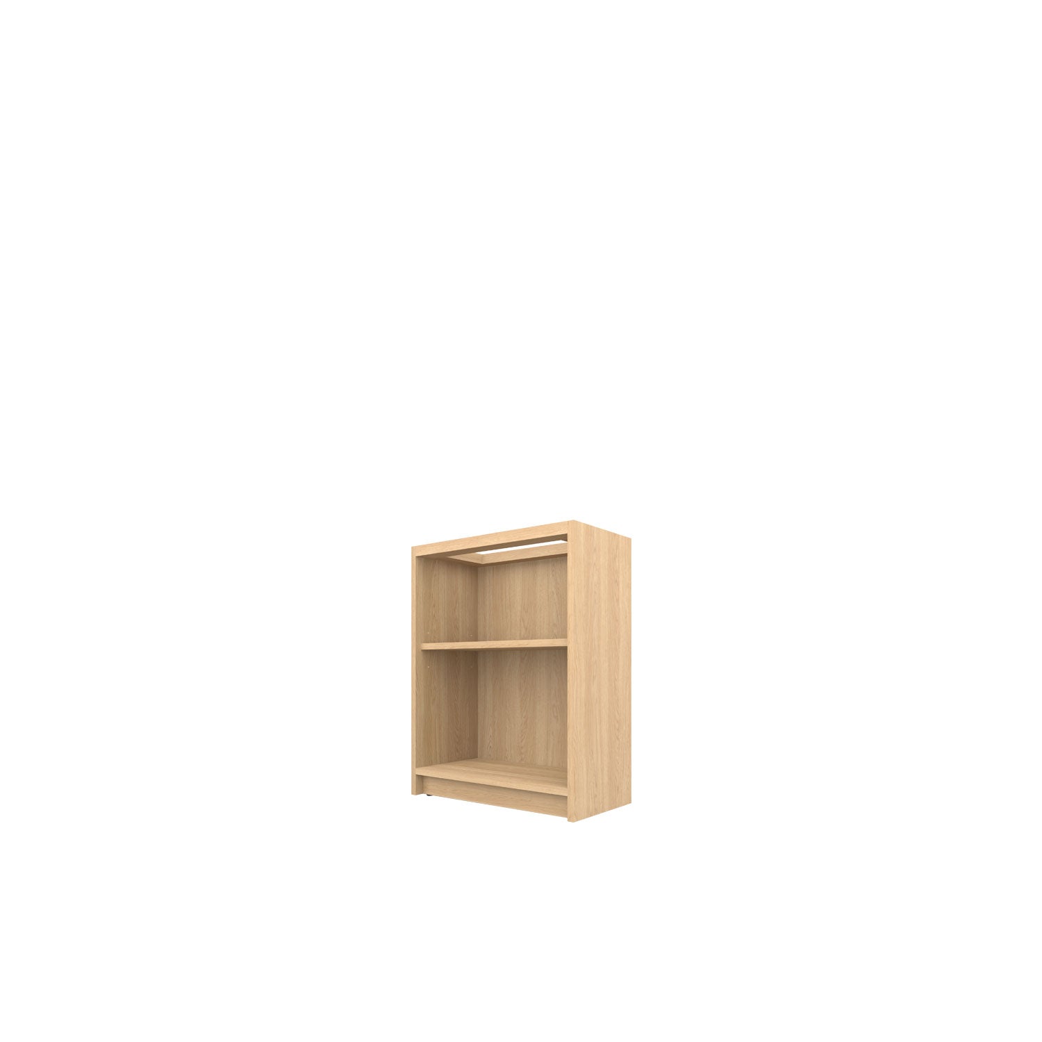 Kara Bookcase Desk Base - Oak/Oak