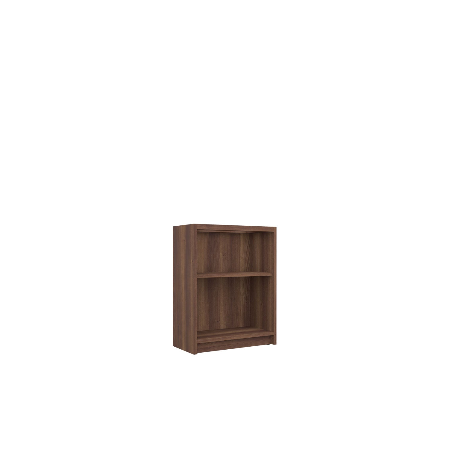 Kara Bookcase Desk Base - Walnut/Walnut