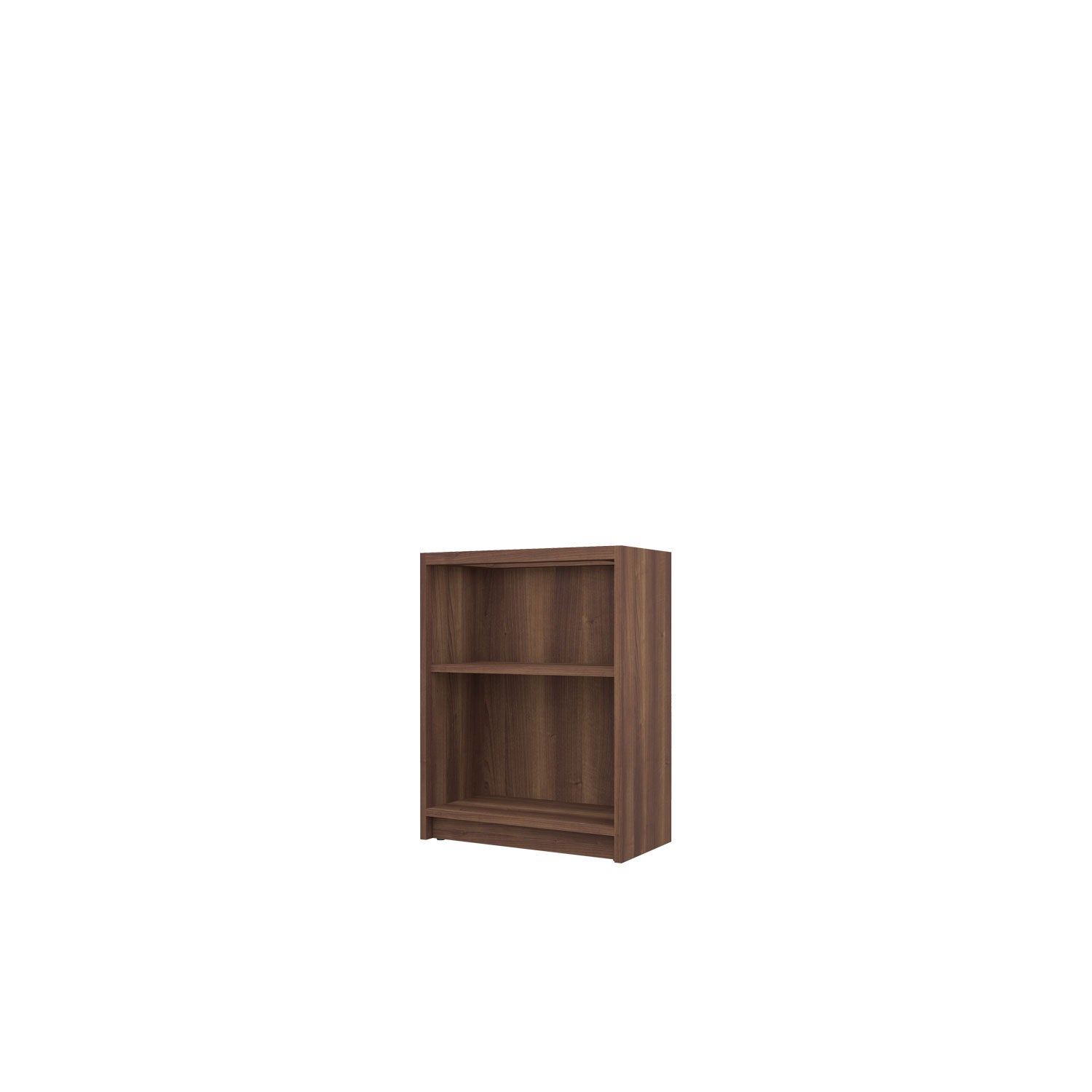 Kara Bookcase Desk Base - Walnut/Walnut
