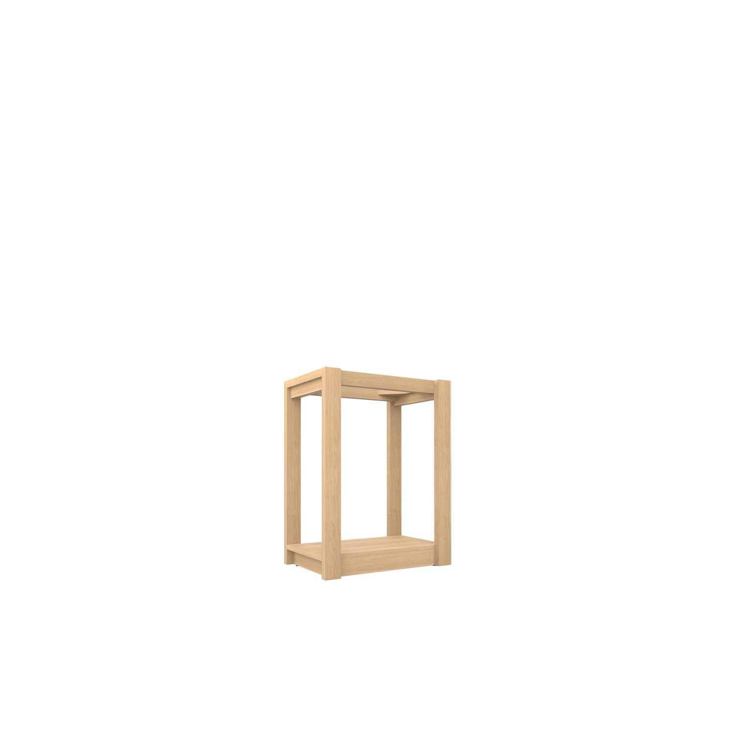 Kara CPU Desk Base - Oak/Oak