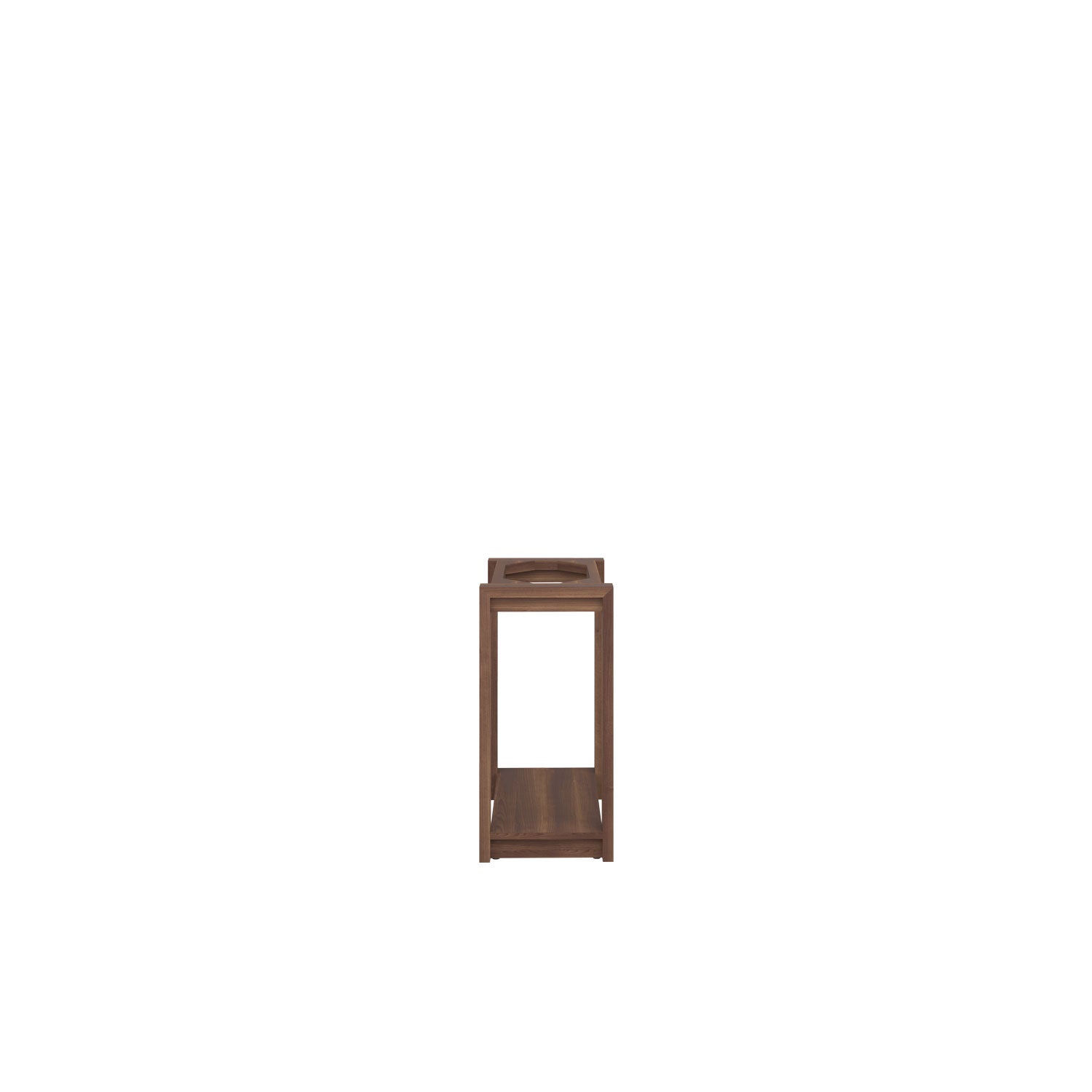 Kara CPU Desk Base - Walnut/Walnut