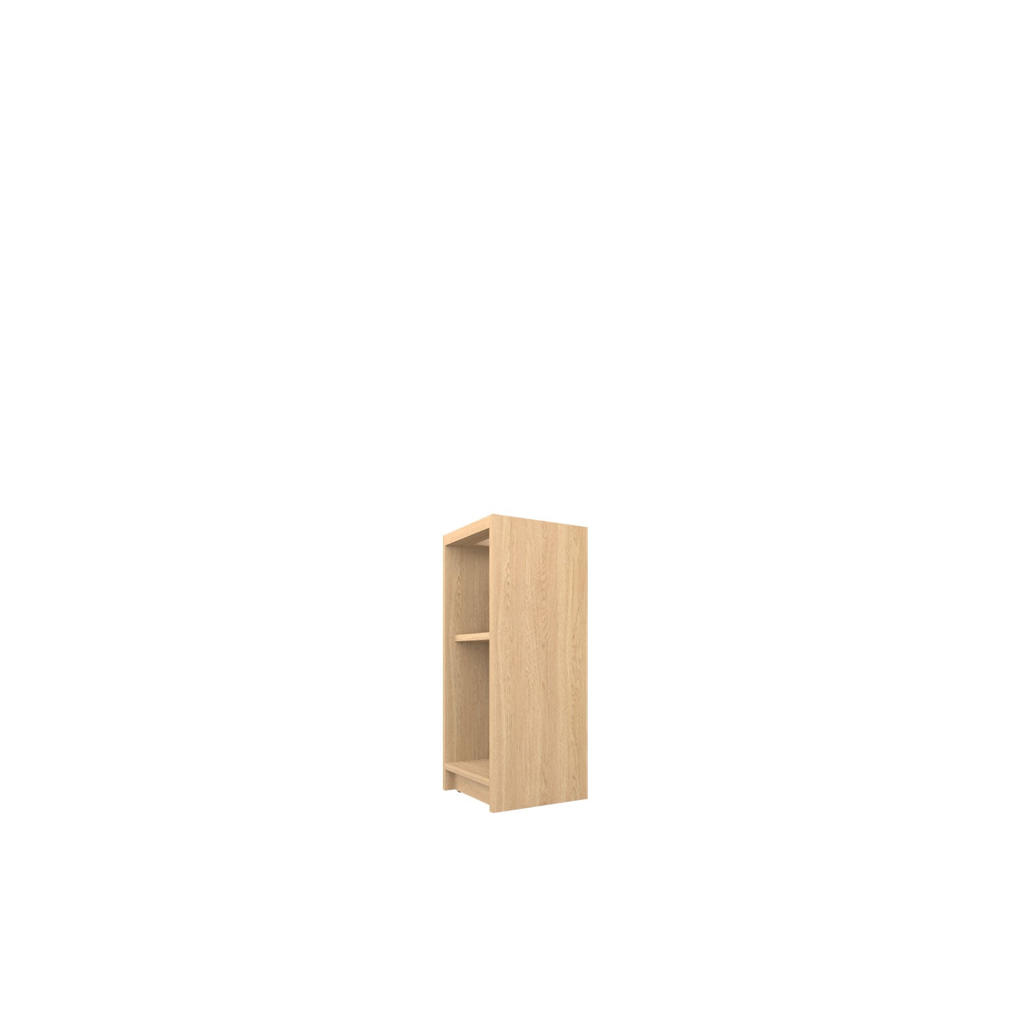 Kara Mid Desk Base Bookcase - Bookshelf