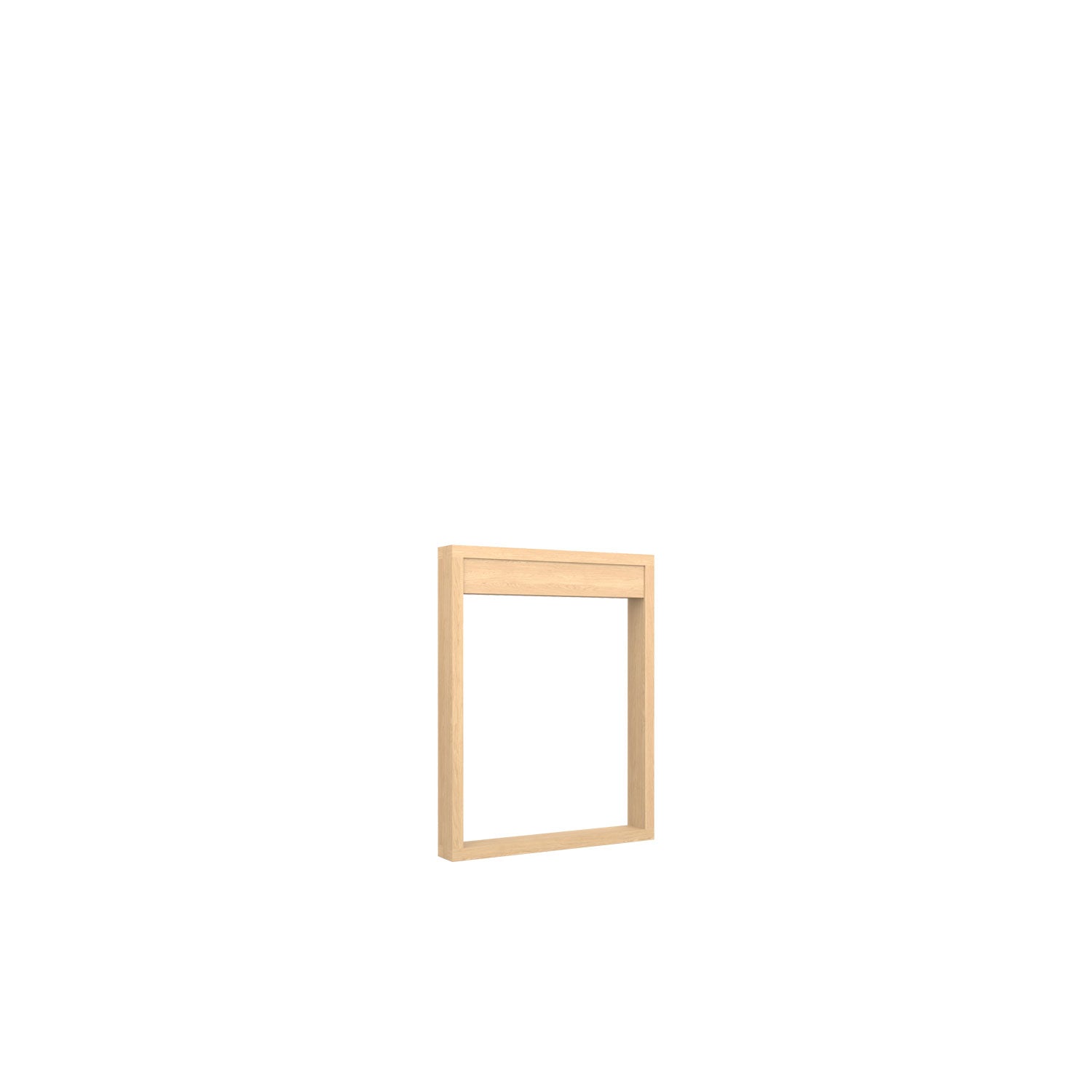 Kara "O" Frame Desk Base - Oak/Oak