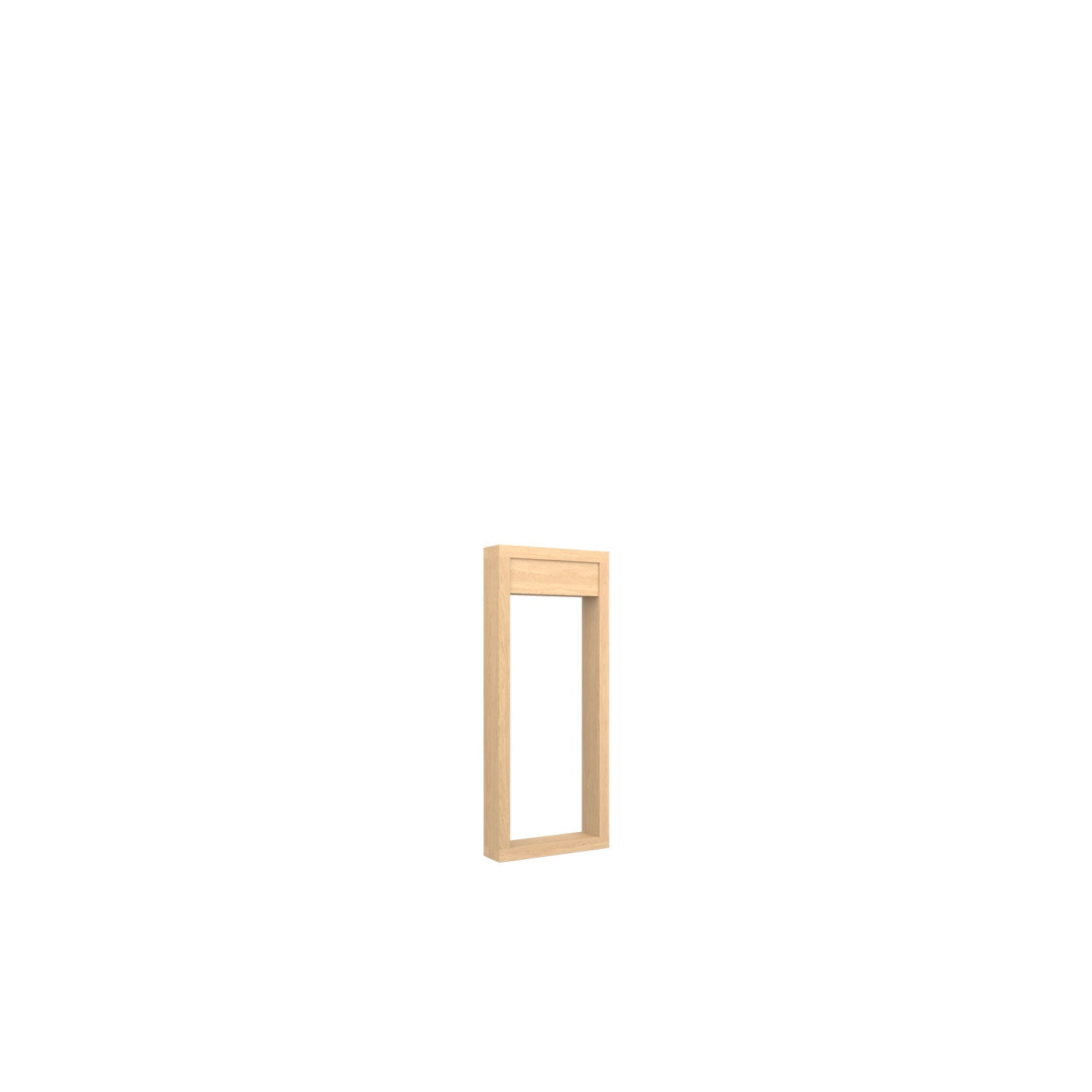 Kara "O" Frame Mid Desk Base - Oak/Oak