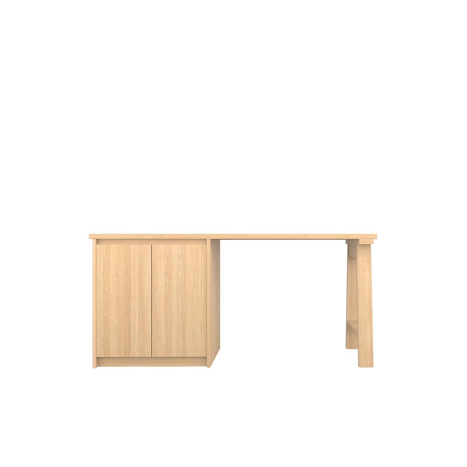 Kara Printer Desk - L160 / Oak/Oak