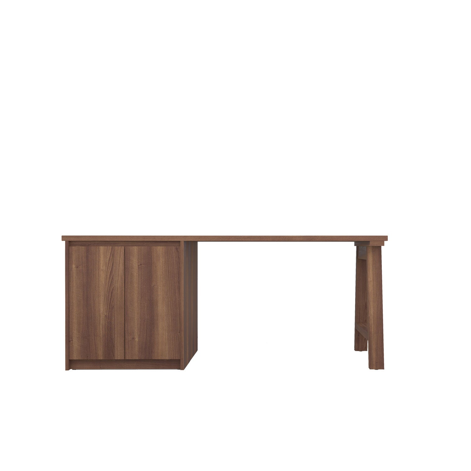 Kara Printer Desk - L180 / Walnut/Walnut