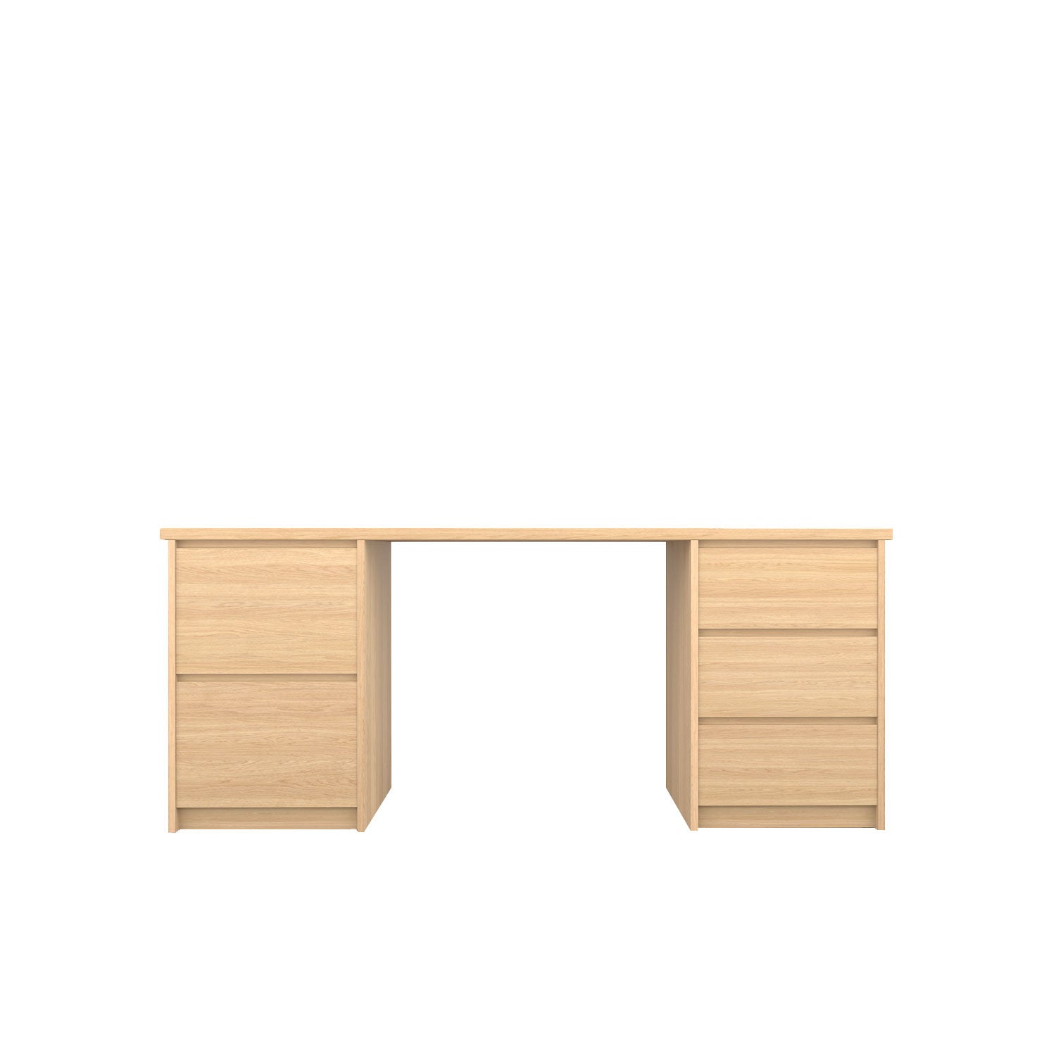 Kara Storage and Filing Desk - L180 / Oak/Oak
