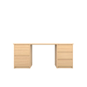 Kara Storage and Filing Desk - L180 / Oak/Oak