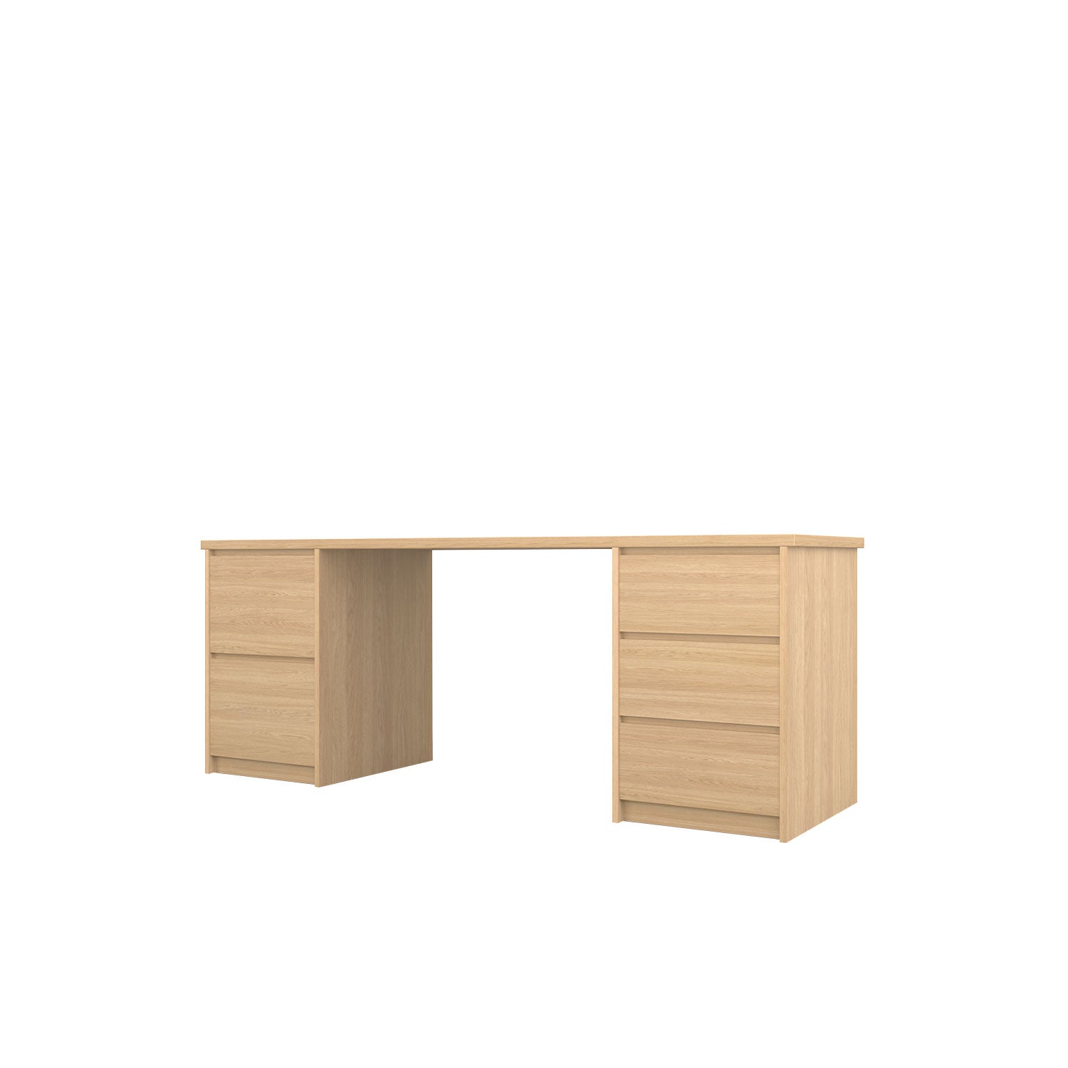 Kara Storage and Filing Desk - L200 / Oak/Oak