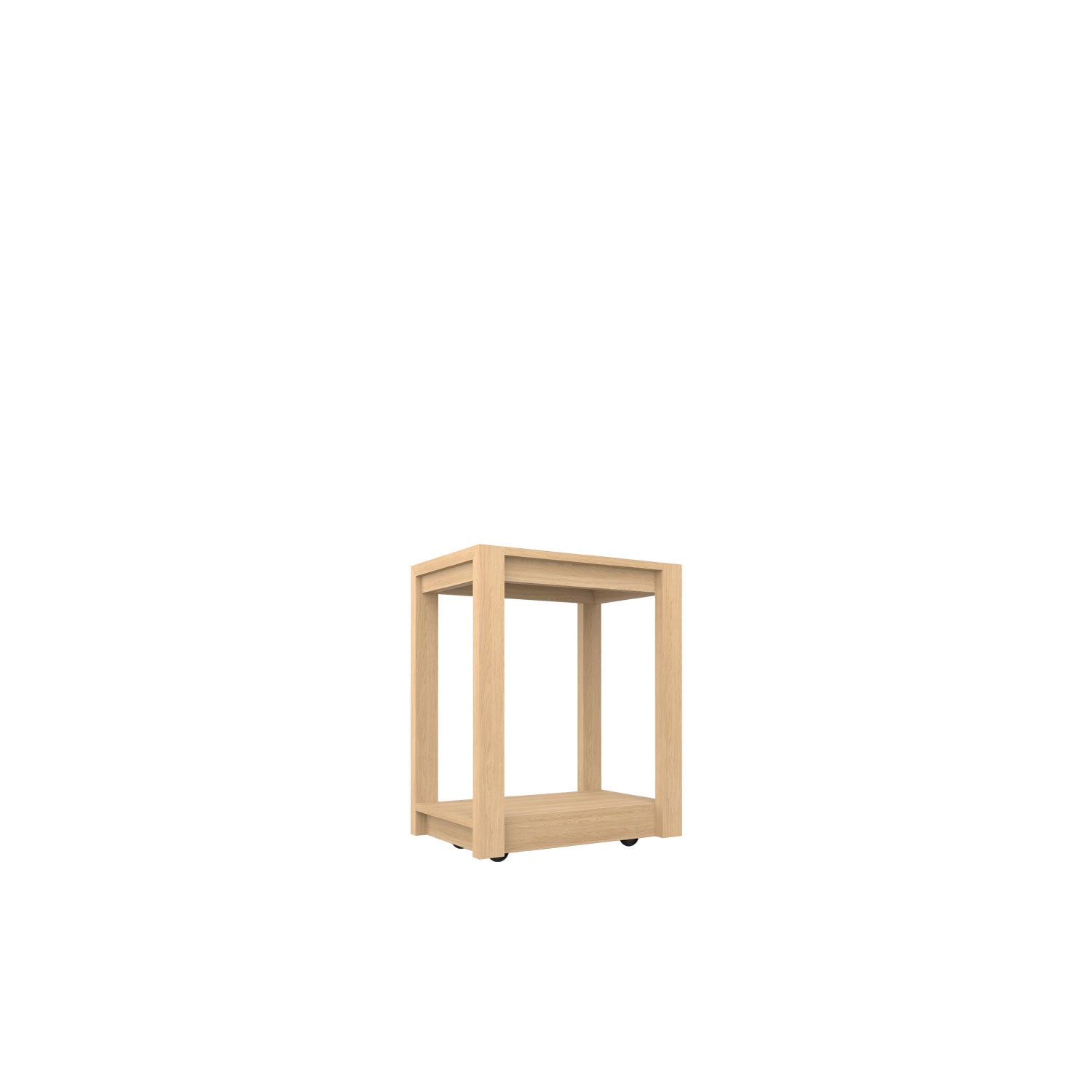 Kara Wheeled CPU Housing - Oak/Oak
