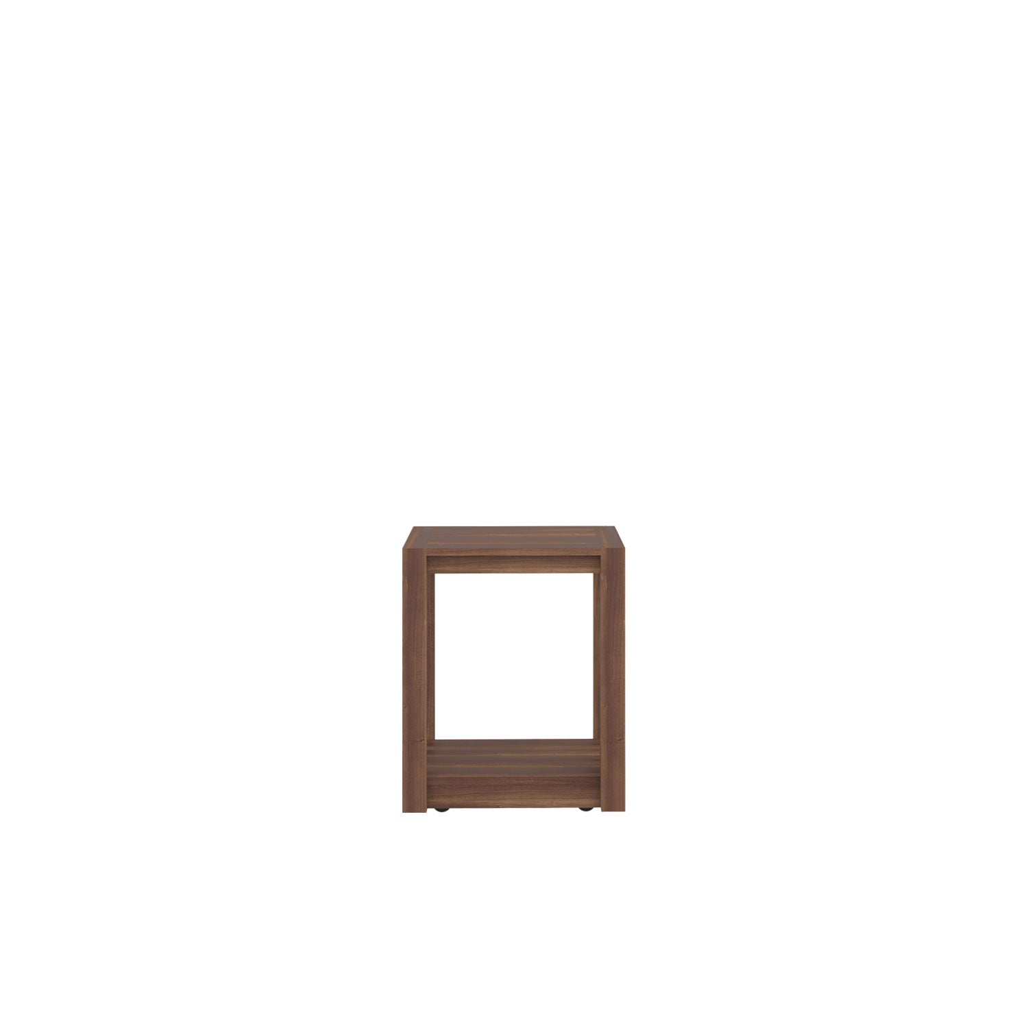 Kara Wheeled CPU Housing - Walnut/Walnut