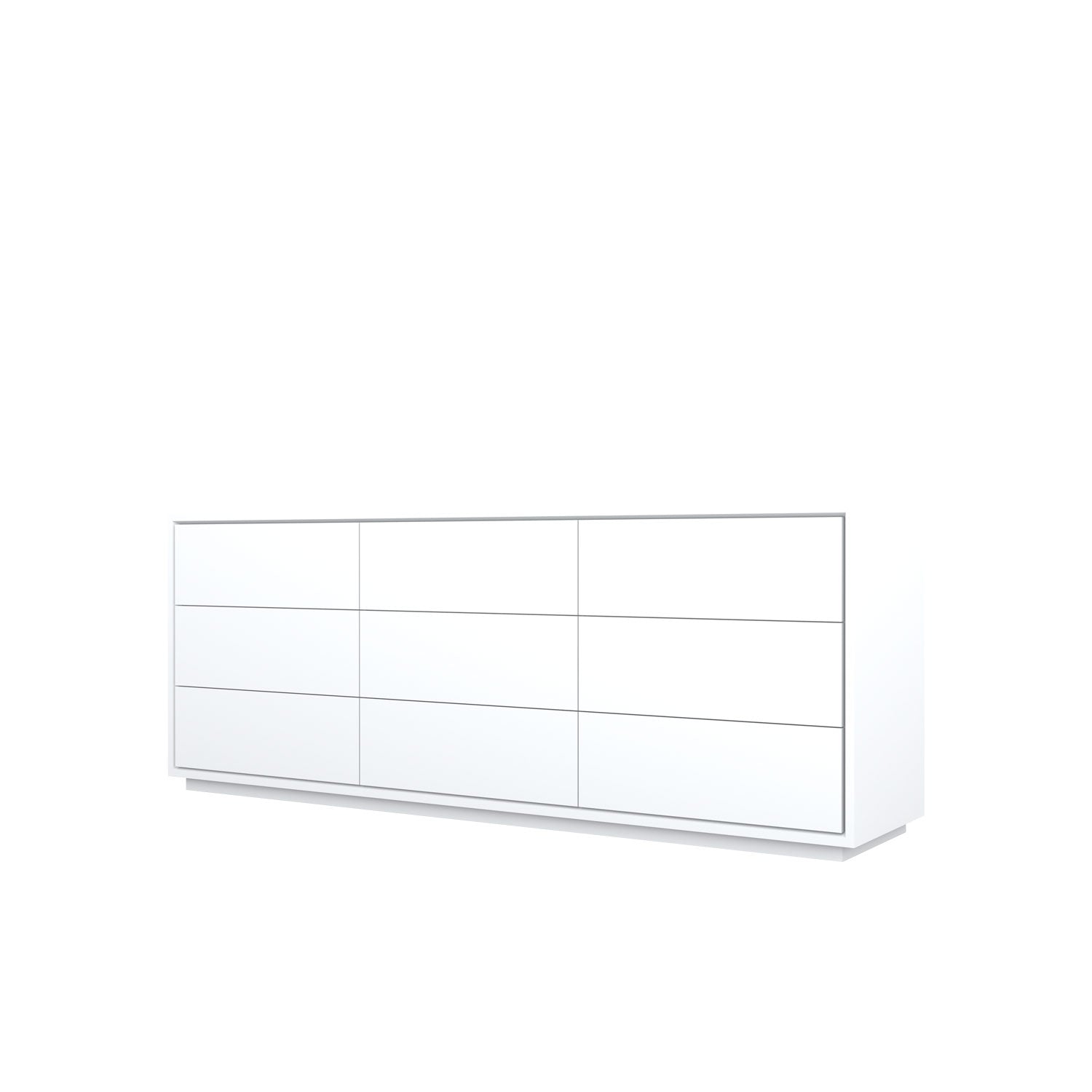 Knit 9 Drawer Dresser 210 White