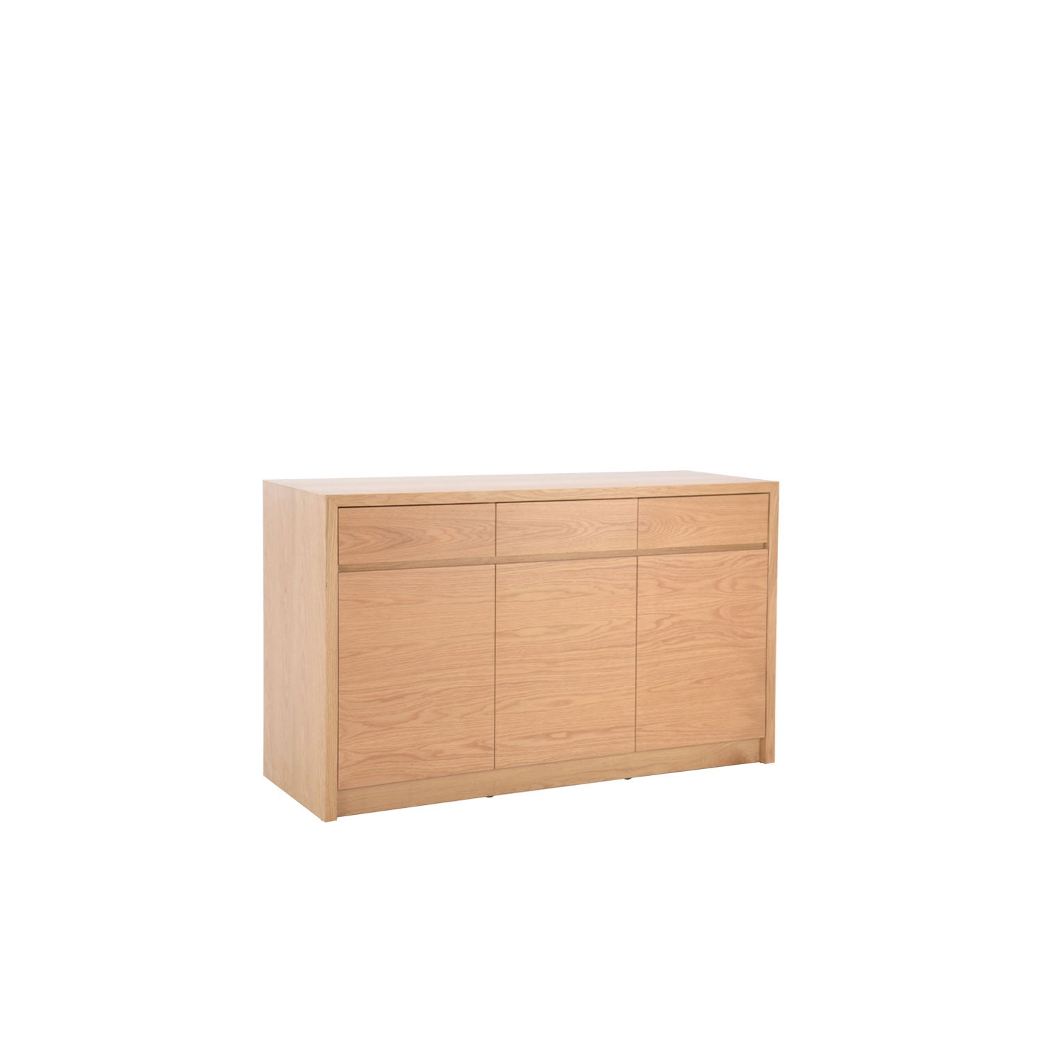 Lida 3 Door Sideboard 140 Oak - Oak/Oak