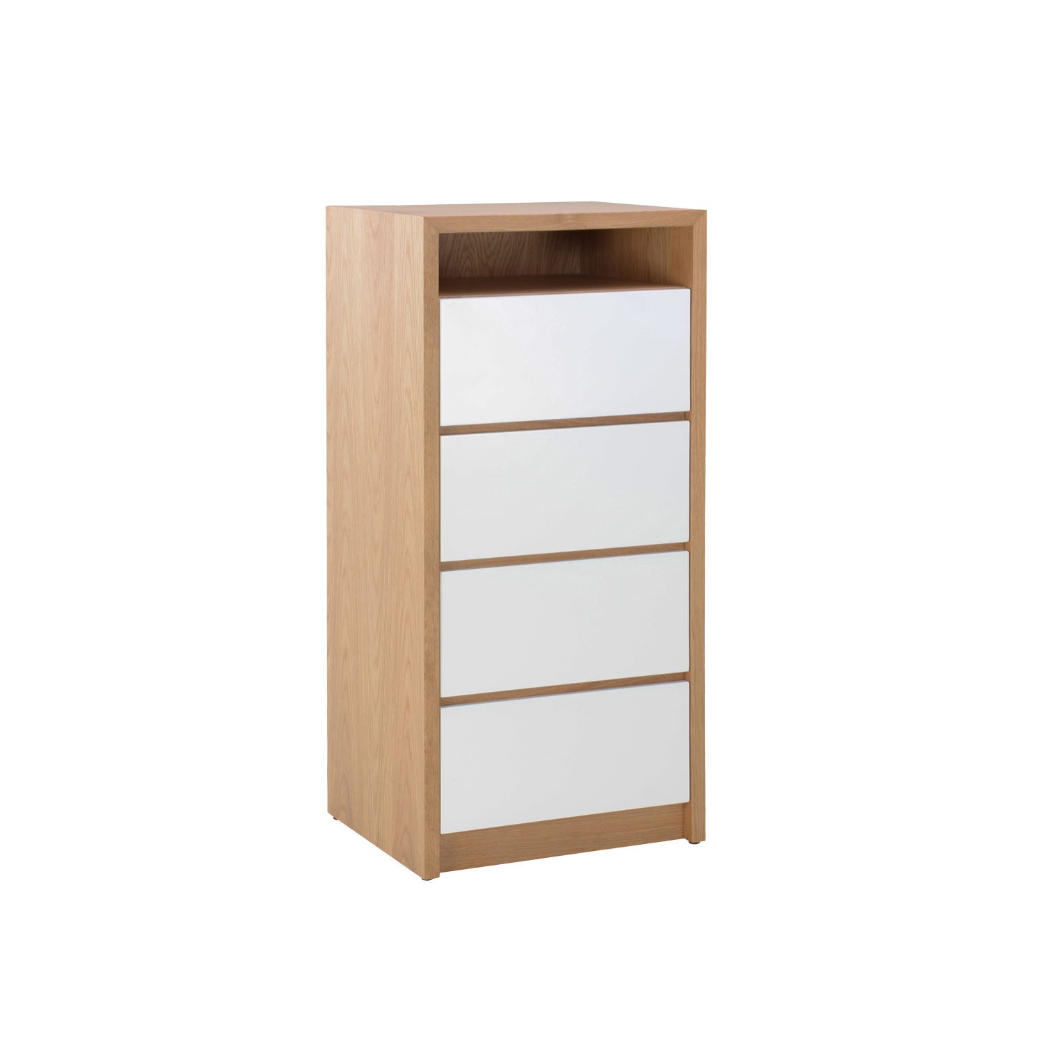 Lida Tallboy Oak - Oak/White