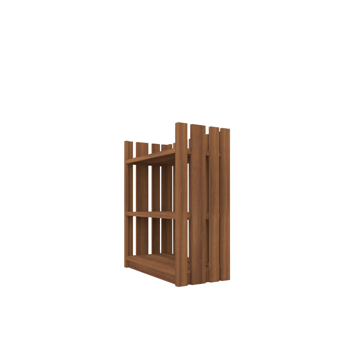 Linden Low Bookcase Teak - W80cm