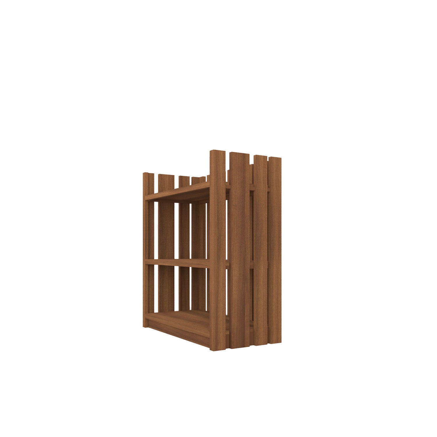 Linden Low Bookcase Teak - W90cm