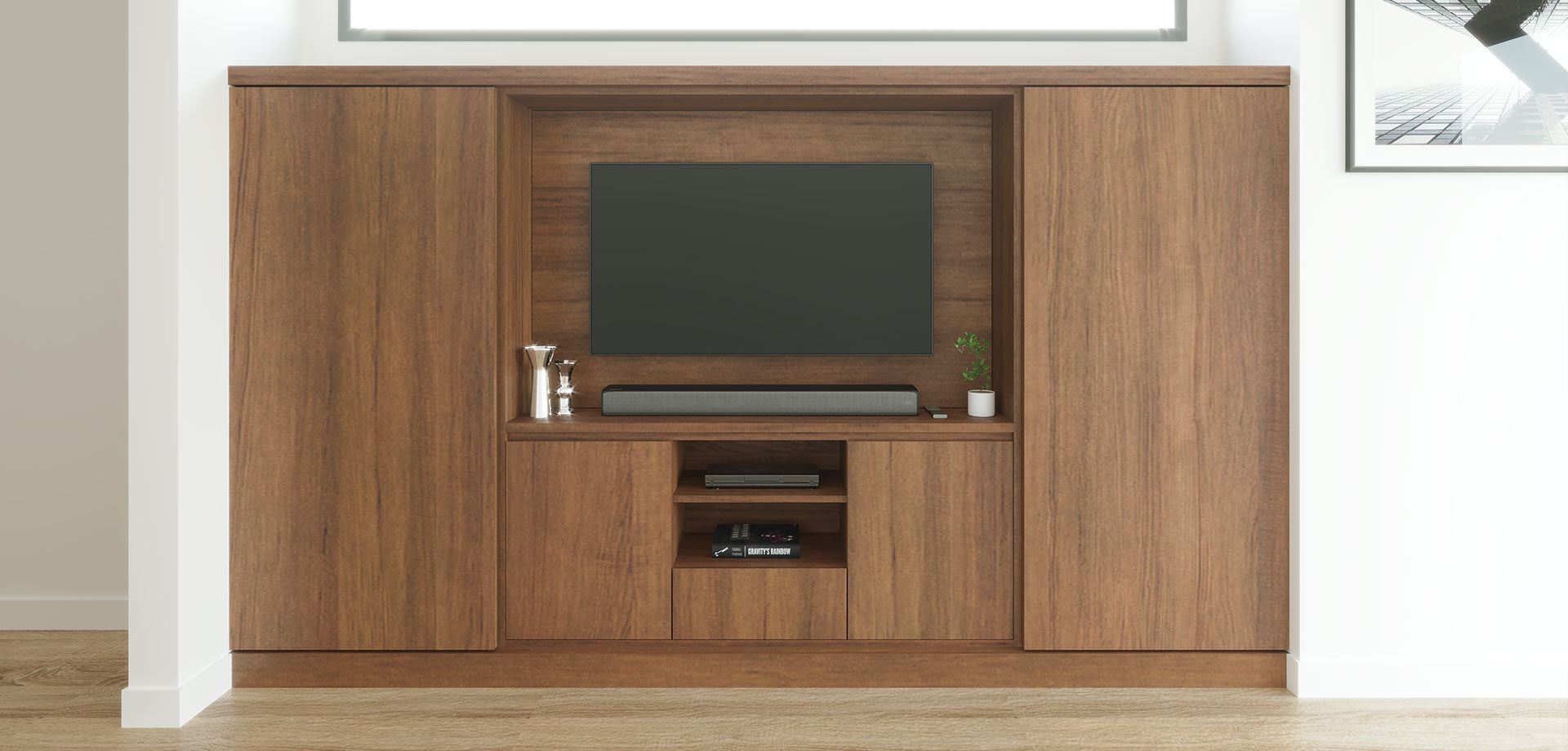 Natural Elegance: A-Grade Teak TV Console